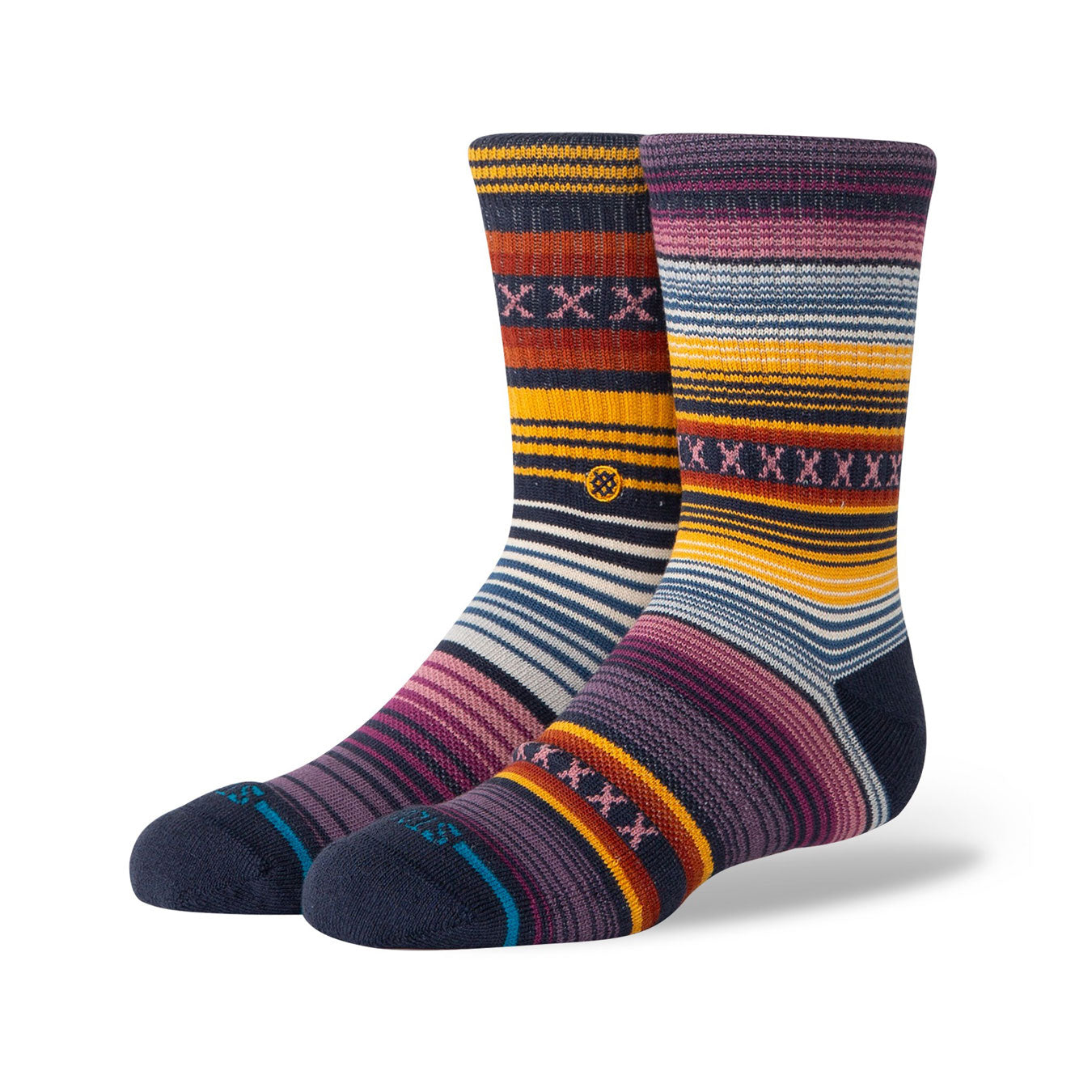 **Curren Kids' Black Crew Socks - Soft & Comfortable for Boys & Girls - Perfect for School, Sports & Everyday Wear**