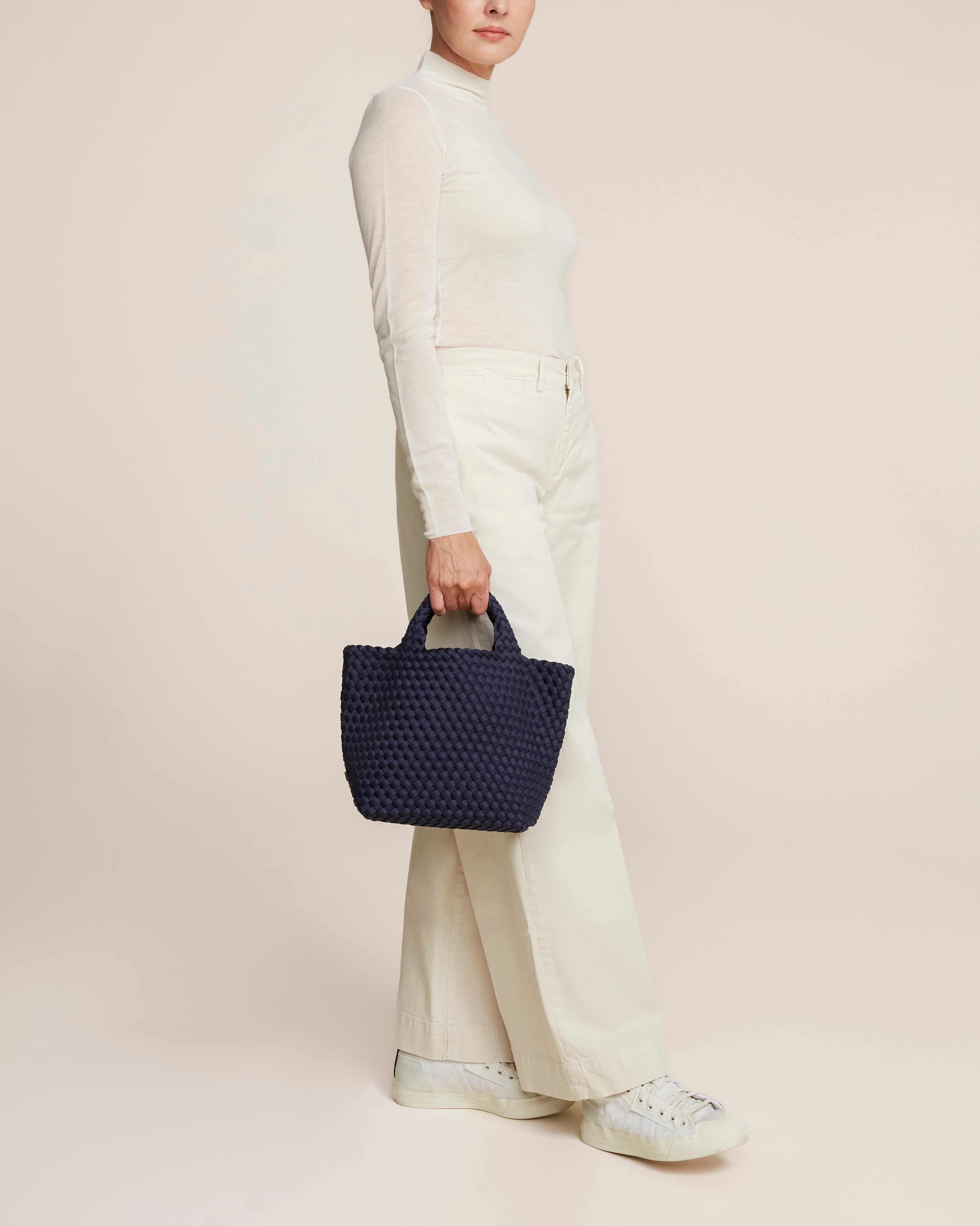 Naghedi St. Barths Small Tote Bag - Stylish & Lightweight Beach Tote for Women - Perfect for Shopping, Travel & Beach Day Essentials