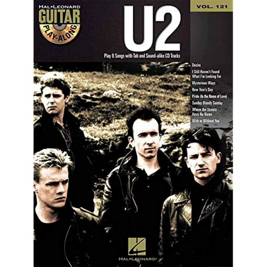 U2 Guitar Play-Along Volume 121 Book with Online Audio - Learn U2 Songs for Guitar Practice & Performance (Guitar Play-Along Series)