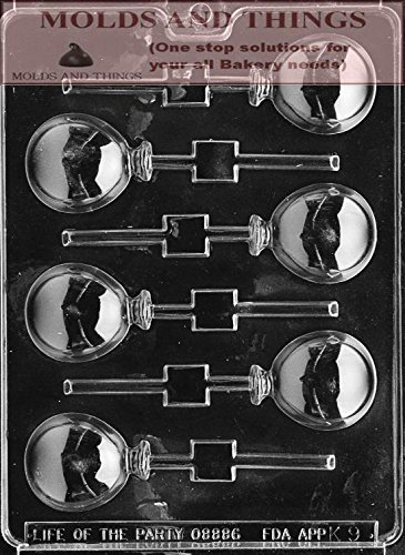 Premium Silicone Chocolate Candy Mold Set for Kids - 3-Piece Lolly & Balloon Design with Easy Molding Instructions - Perfect for Birthday Parties, DIY Treats & Holiday Baking