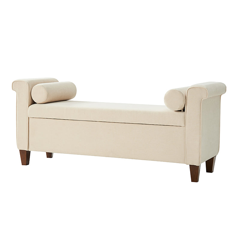 Gabino Traditional Style Storage Bench - Multipurpose Entryway, Living Room, Bedroom Seat with Storage - Perfect for Home Decor & Organization