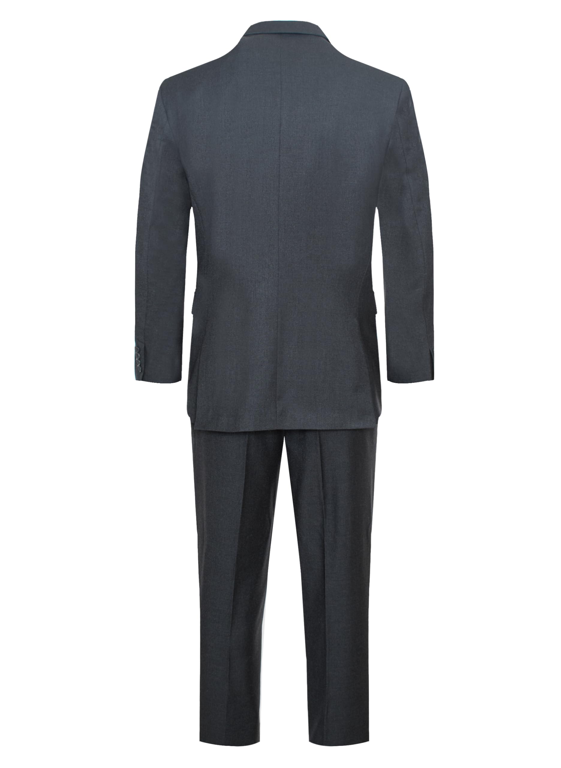 Premium Charcoal Gray Modern Fit Men's Suit - Slim Tailored Business & Wedding Suit for Professional & Formal Occasions