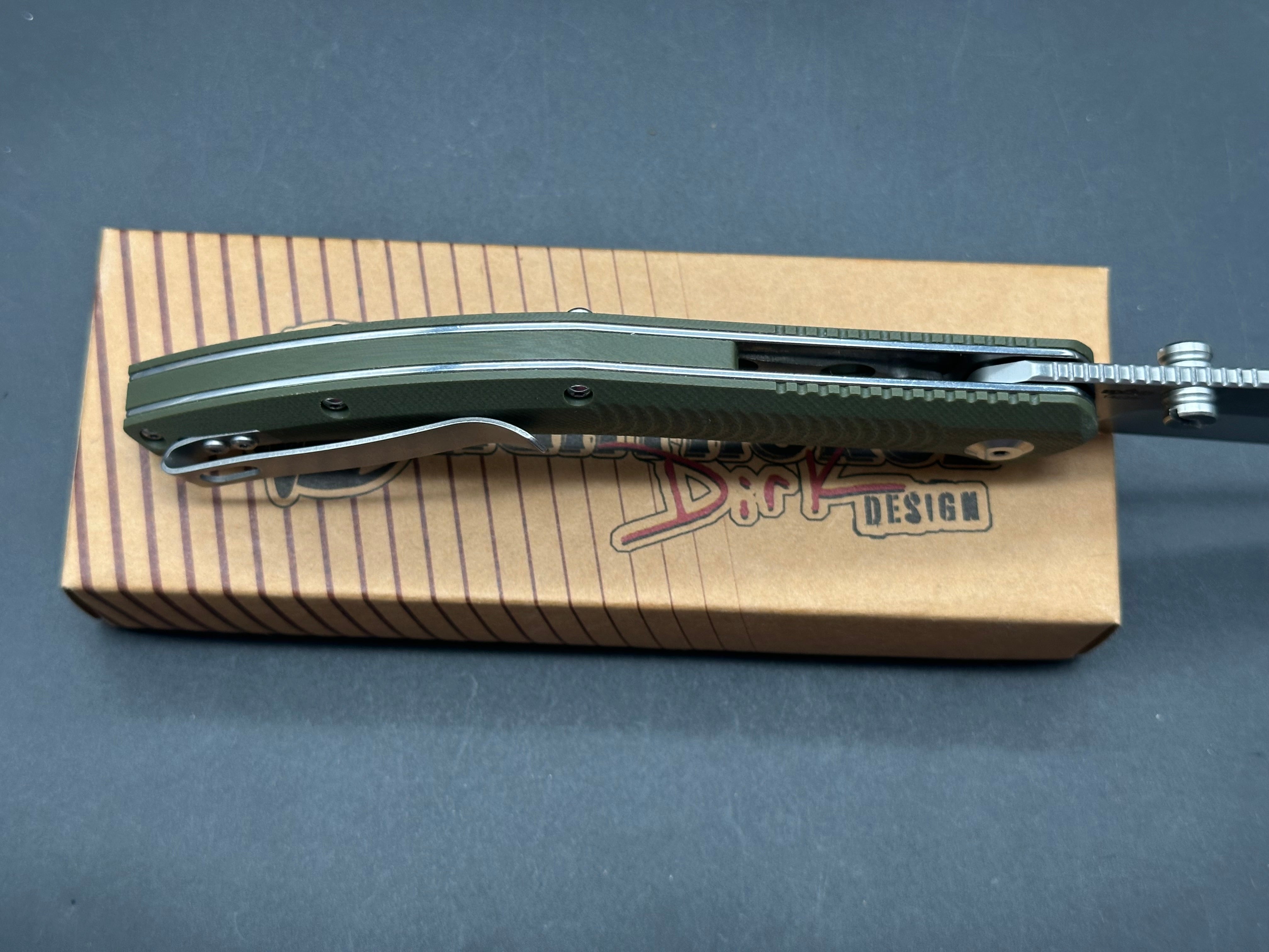 B’yond EDC Night Horse Green G10 Pocket Knife - Tactical Folding Knife for Outdoor, Camping & Everyday Carry | Perfect for Hiking, Survival & Utility Tasks