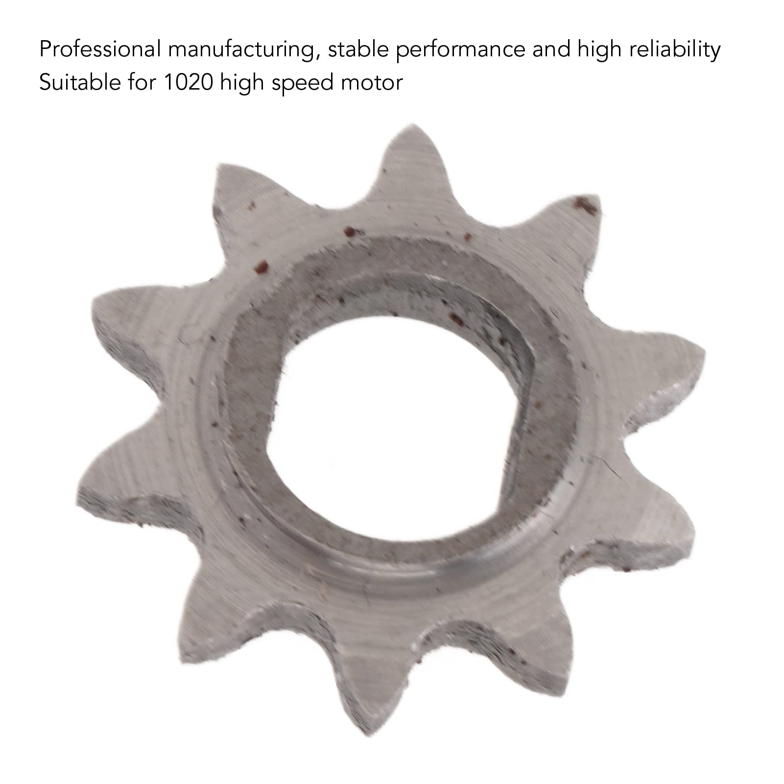 10T 25H Motor Sprocket with H Hole - High Hardness Steel Pinion Gear for Stable Performance | Perfect for Electric Motors, Conveyor Systems & Industrial Machinery