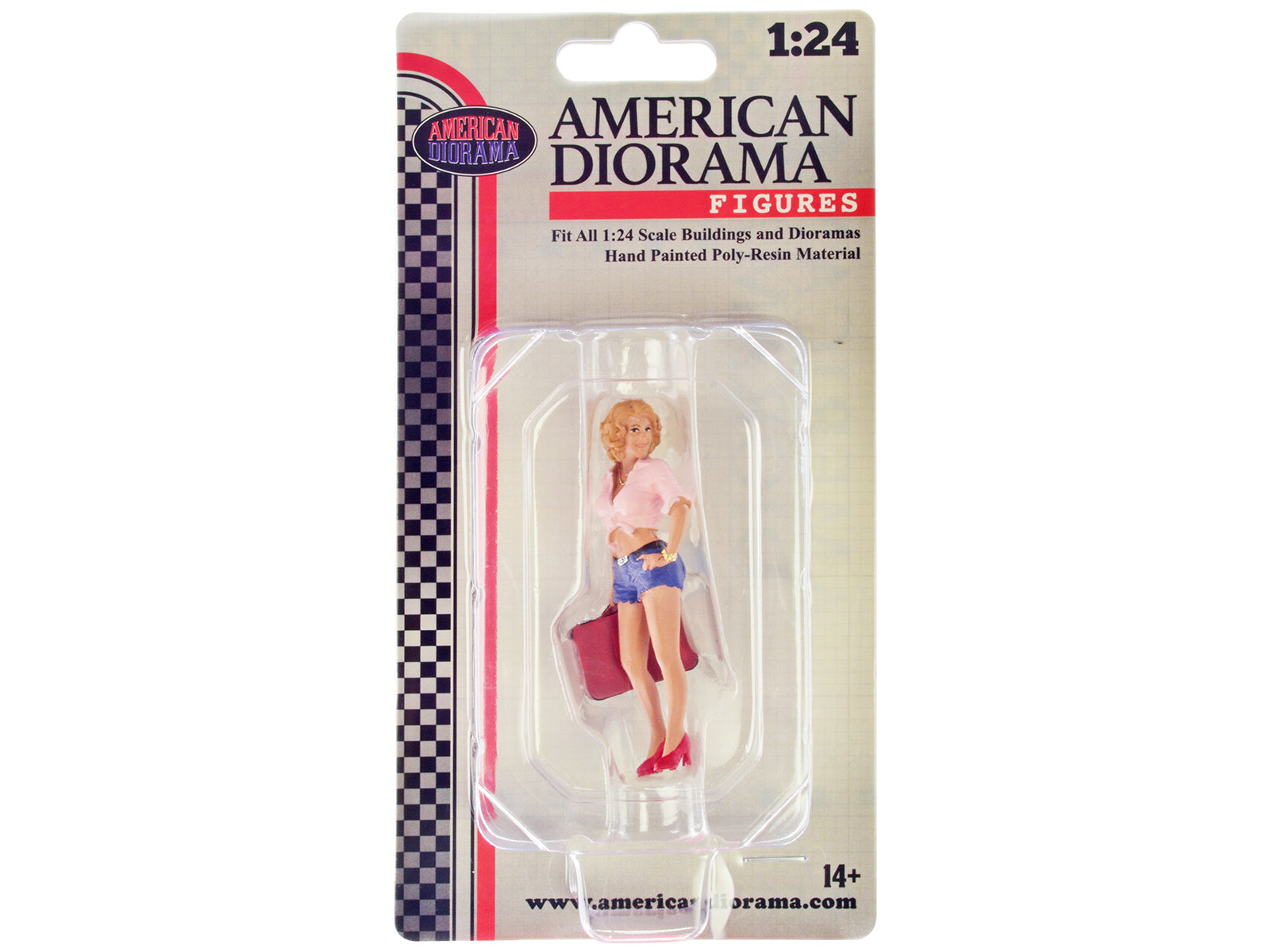 American Diorama 1/24 Scale Model Figure 706 - Figure24 Series 1 Collectible Miniature for Car Dioramas, Model Train Scenes & Display Cases