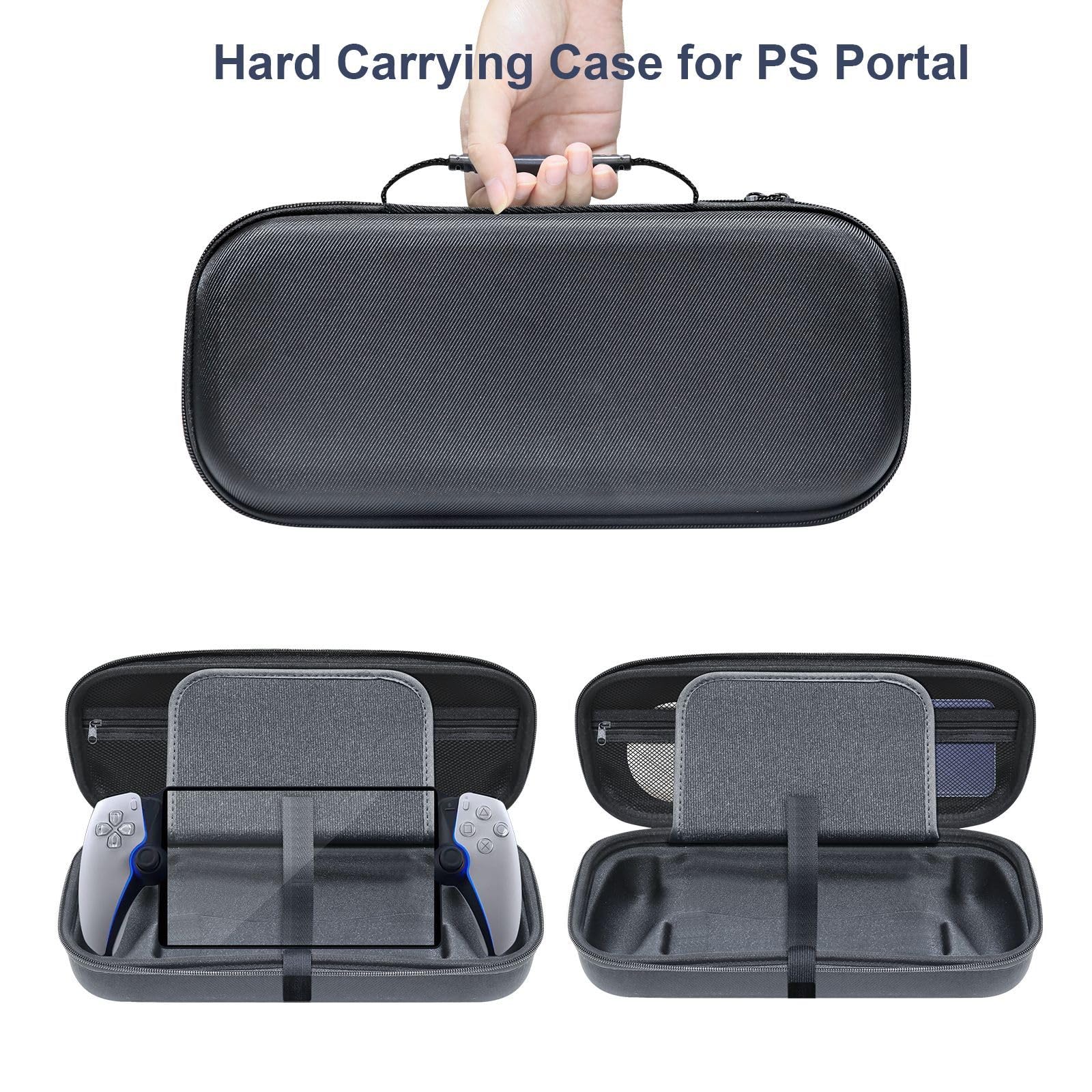 Premium Protective Case for Sony PlayStation PS5 Portal - Portable Travel Storage Bag for Gaming Headset & Accessories - Ideal for Travel, Commuting & Gaming On-The-Go
