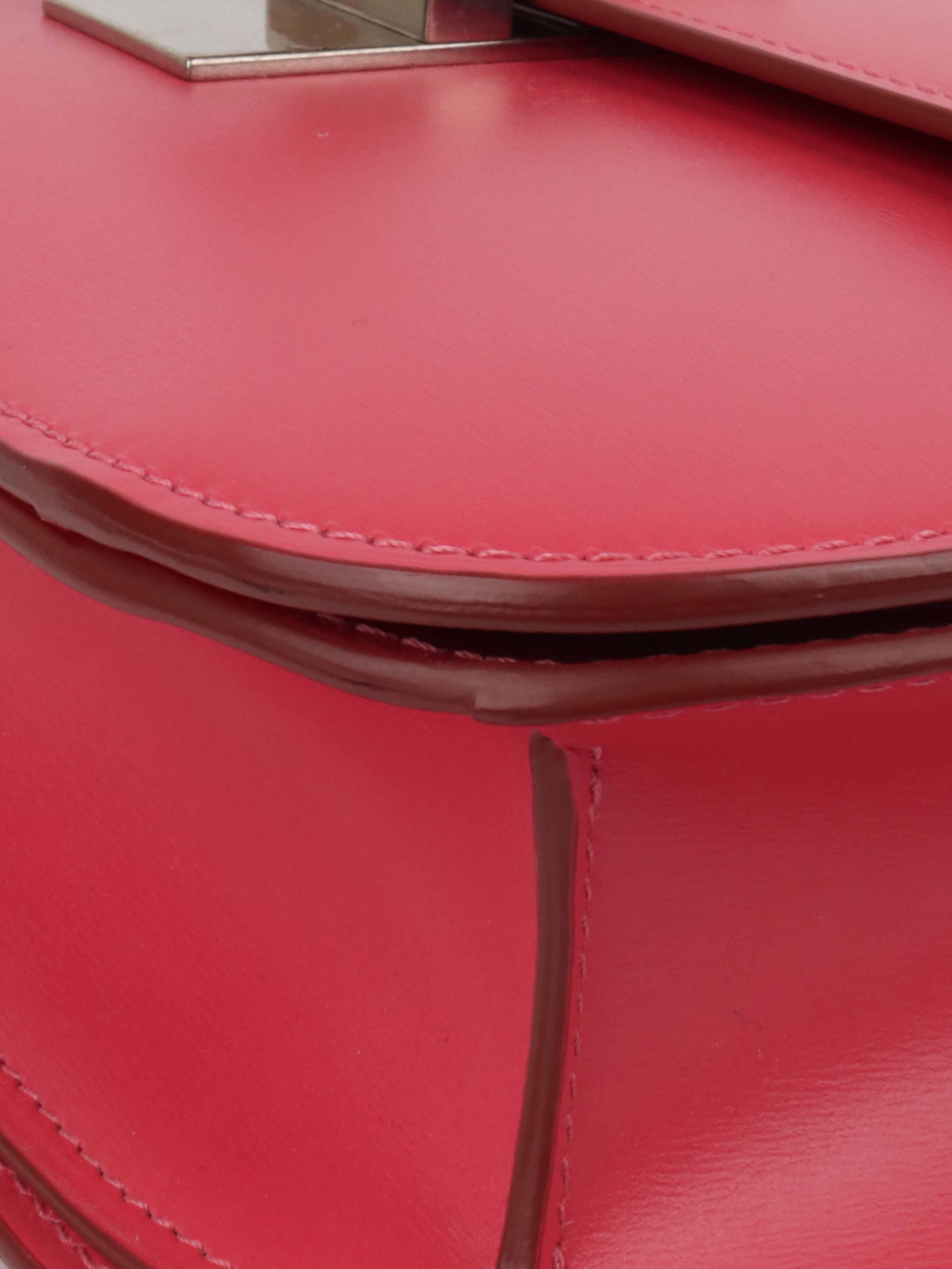 Celine Medium Classic Handbag in Box Calf Leather - Raspberry Pink Luxury Shoulder Bag for Women | Perfect for Work, Travel & Evening Events