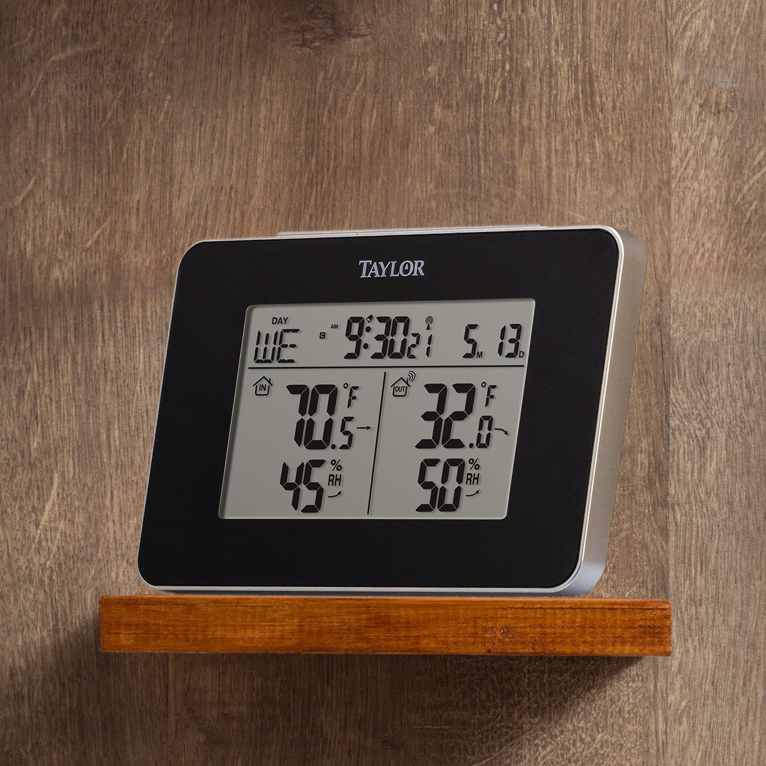 Wireless Indoor Outdoor Weather Station with Hygrometer - Accurate Temperature Humidity Monitor for Home, Garden, Greenhouse & Office Use