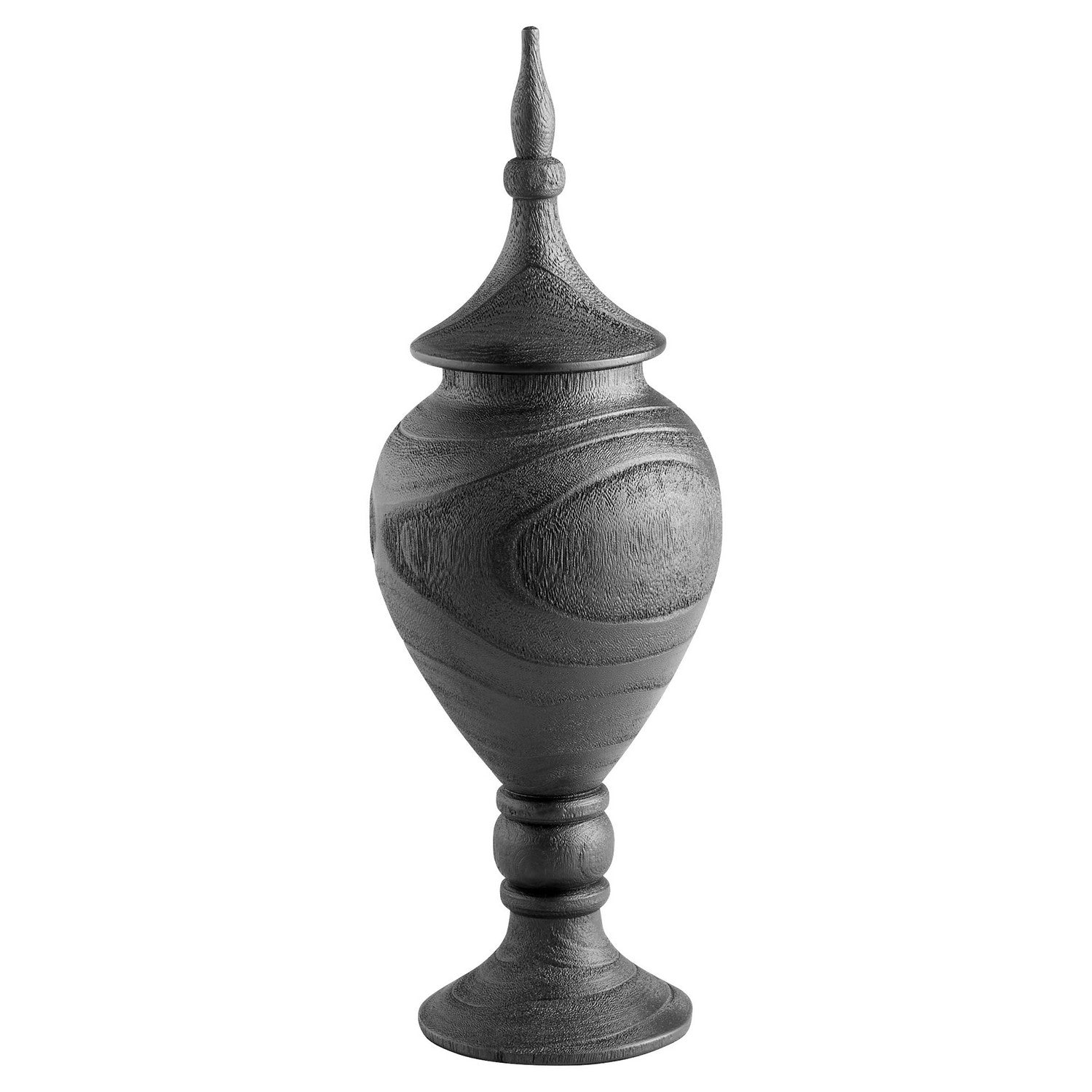 Cyan Design 11426 Heritage Container - Large Black Decorative Bowl for Home Decor, Centerpiece, or Tabletop Display