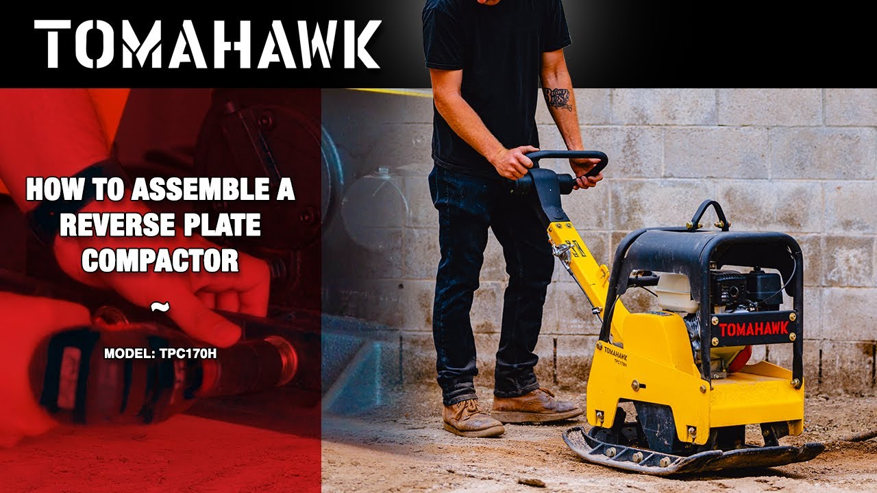 6.5 HP Honda Reverse Hydraulic Plate Compactor - Heavy Duty Asphalt Compaction Machine for Driveways, Parking Lots & Soil Stabilization - Perfect for Construction, Landscaping & Road Repair Projects