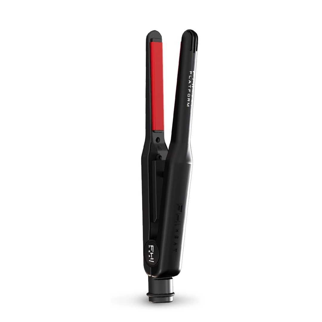 FHI HEAT Platform Pro Tourmaline Hair Straightener 1 Inch - Professional Flat Iron for Smoothing, Straightening & Styling - Perfect for Home, Salon & Travel Use