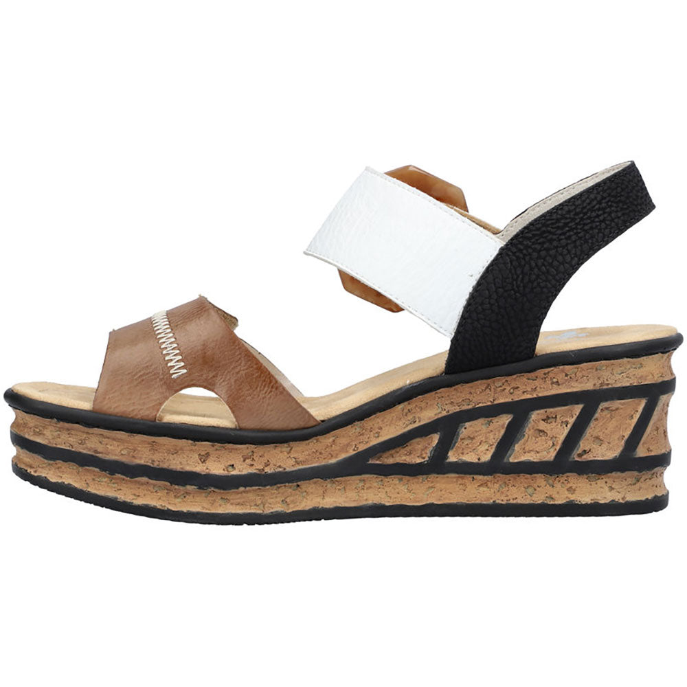 Rieker Rose76 Women's Comfortable Casual Shoes - Stylish Slip-On Loafers for Work, Travel & Everyday Wear
