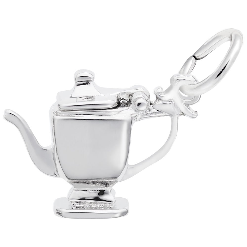 Teapot Charm for Jewelry Making - Dainty Teapot Pendant for DIY Bracelets, Necklaces & Keychains - Perfect for Tea Lovers & Handmade Jewelry Crafting