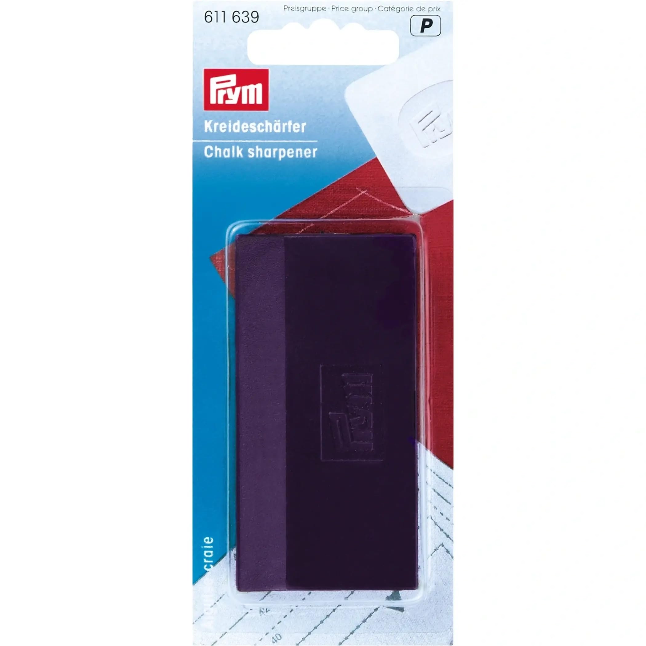 Prym Chalk Sharpener - Professional Chalk Holder & Sharpener for Artists, Teachers & Kids - Perfect for Drawing, Writing & Classroom Use
