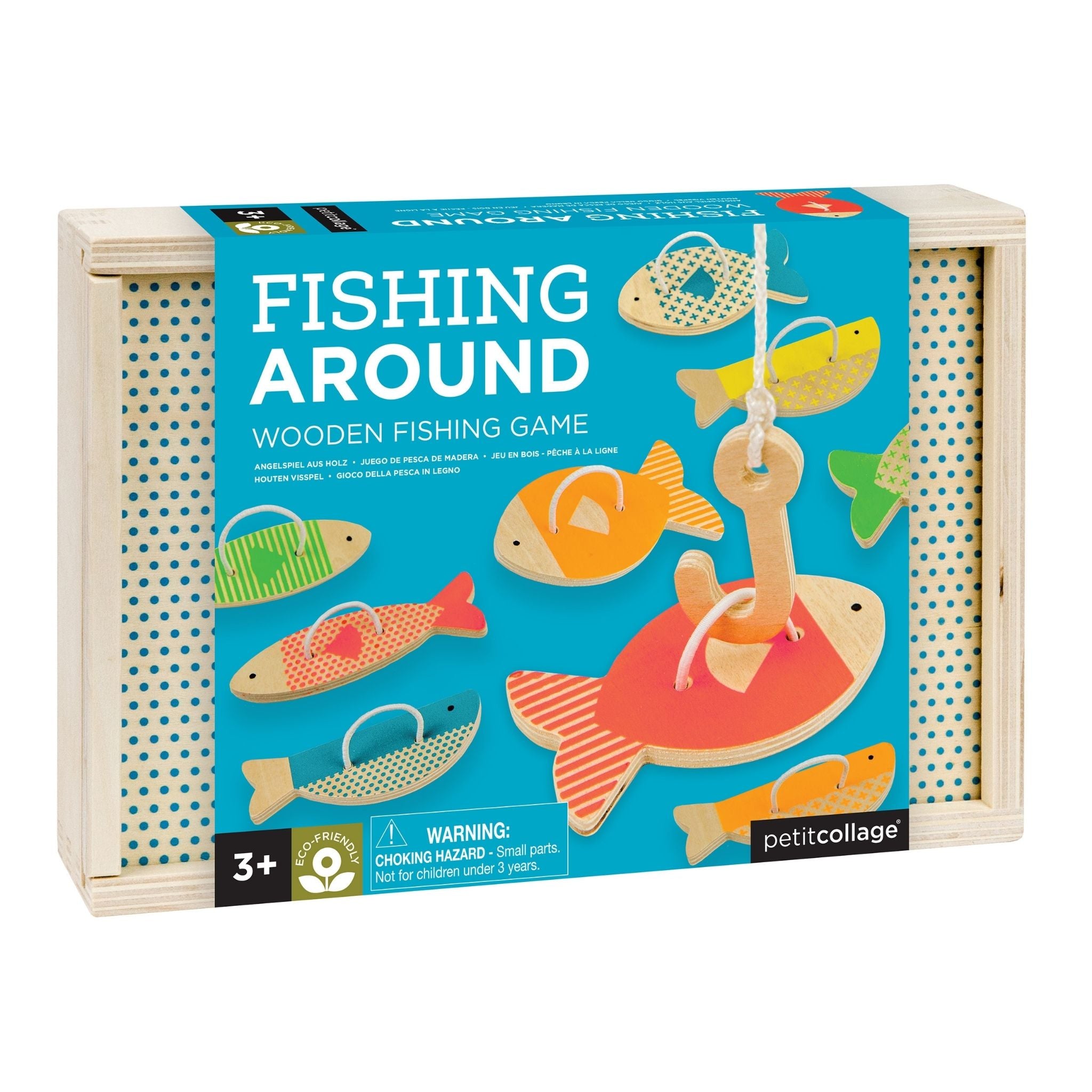 Wooden Fishing Game Toy for Kids Ages 3+ | Montessori Learning Toy | Fine Motor Skills Development | Perfect for Birthday Gifts & Classroom Activities