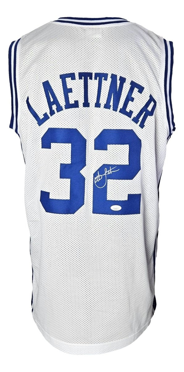 Authentic Christian Laettner Duke Blue Devils Signed 