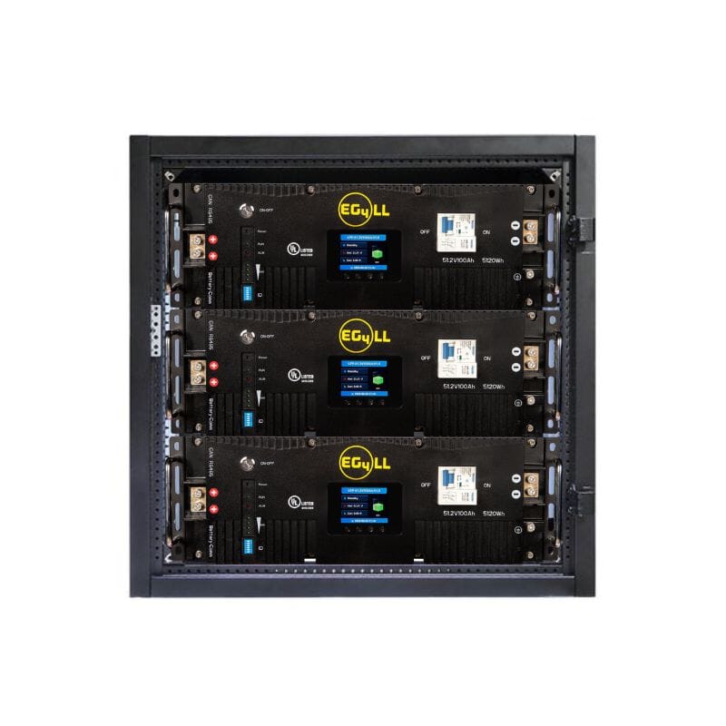 EG4® LL-S 48V 100AH Lithium Battery | 5.12kWh Server Rack Battery with 10 Year Warranty | Perfect for Solar Energy Storage, Off-Grid Power & Data Center Backup