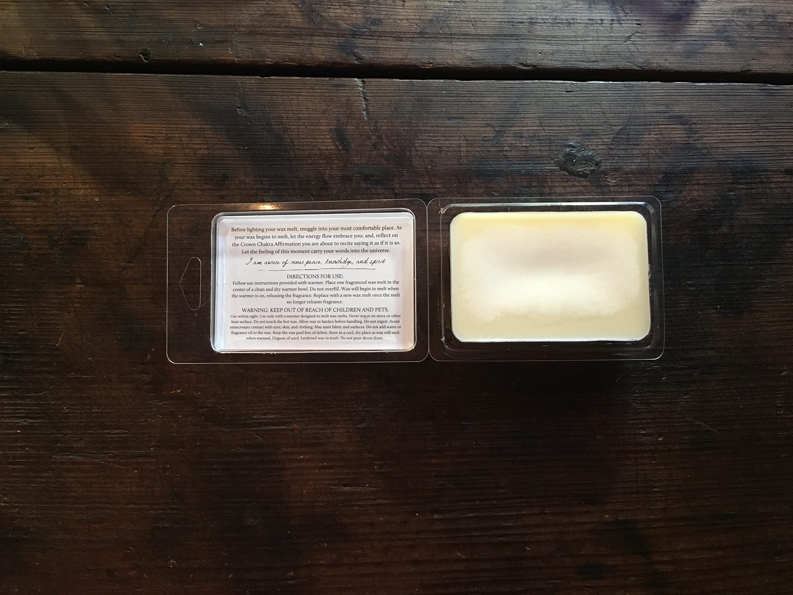 Reiki Charged Healing Crystals Set with Chakra Wax Melts & Wax Warmer - Raw Gemstones, Tealight Candle & Affirmation Cards for Meditation, Manifestation & Relaxation Gifts (Crown Chakra) - Perfect for Yoga, Spiritual Healing & Home Decor