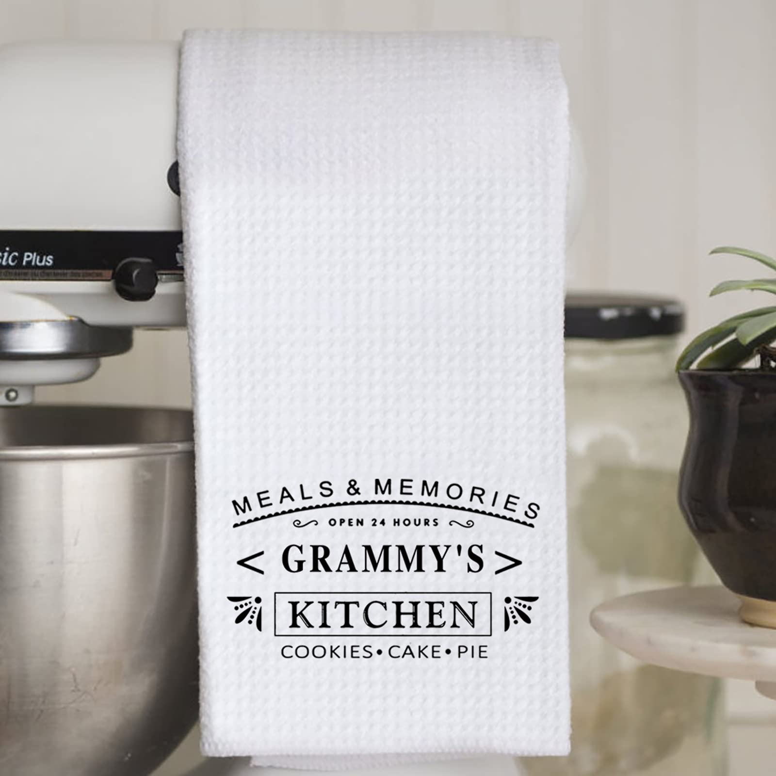Premium Cotton Kitchen Towel Set - Absorbent Dish Towels for Grandma, Ideal Birthday Gift & Housewarming Present - Perfect for Cooking, Baking, and Kitchen Decor (24-Pack, Midnight Blue)