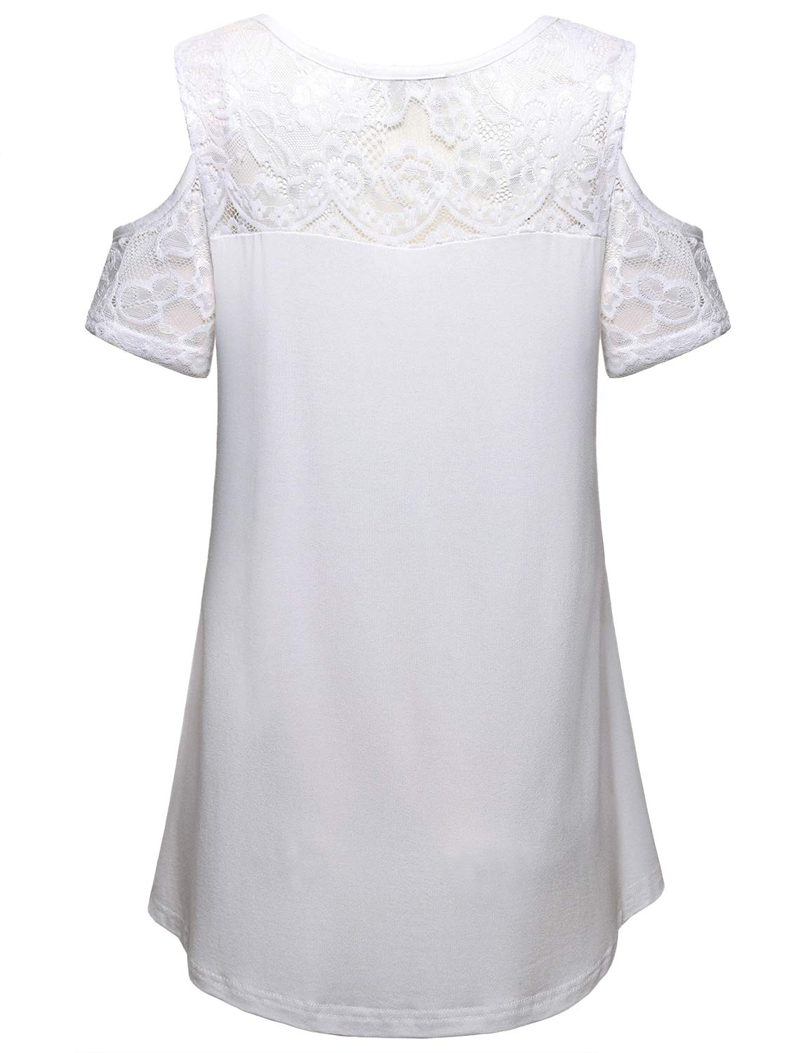MOQIVGI Women's Fashion Sexy Casual Blouse Scoop Neck Elegant Tops for Work, Party & Date Night - Soft & Comfortable Daily Wear