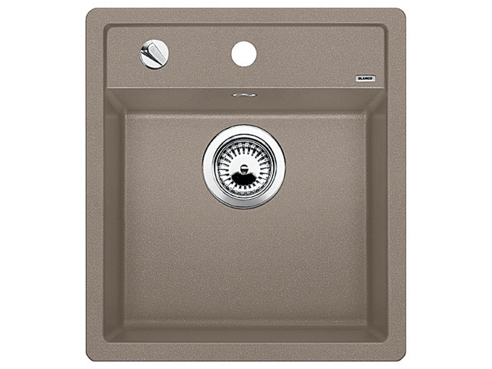 BLANCO 517317 Dalago Undermount Kitchen Sink 45cm - Tartufo Brown for Modern Cabinets | Perfect for Small Kitchens & Remodeling Projects