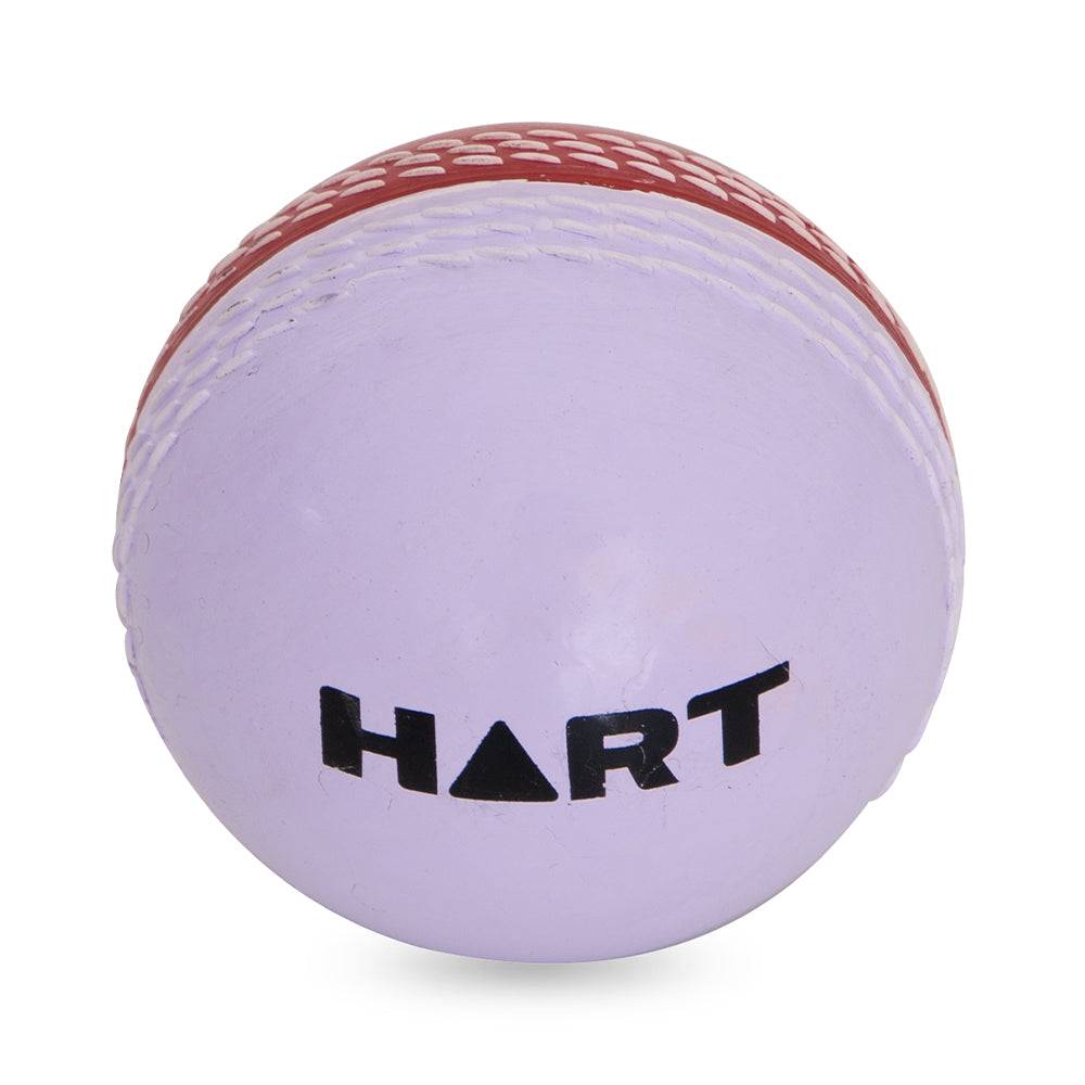 HART Softi Cricket Balls - Red & White Training Cricket Balls for Kids & Beginners | Perfect for Backyard Practice, School Sports & Cricket Training Sessions