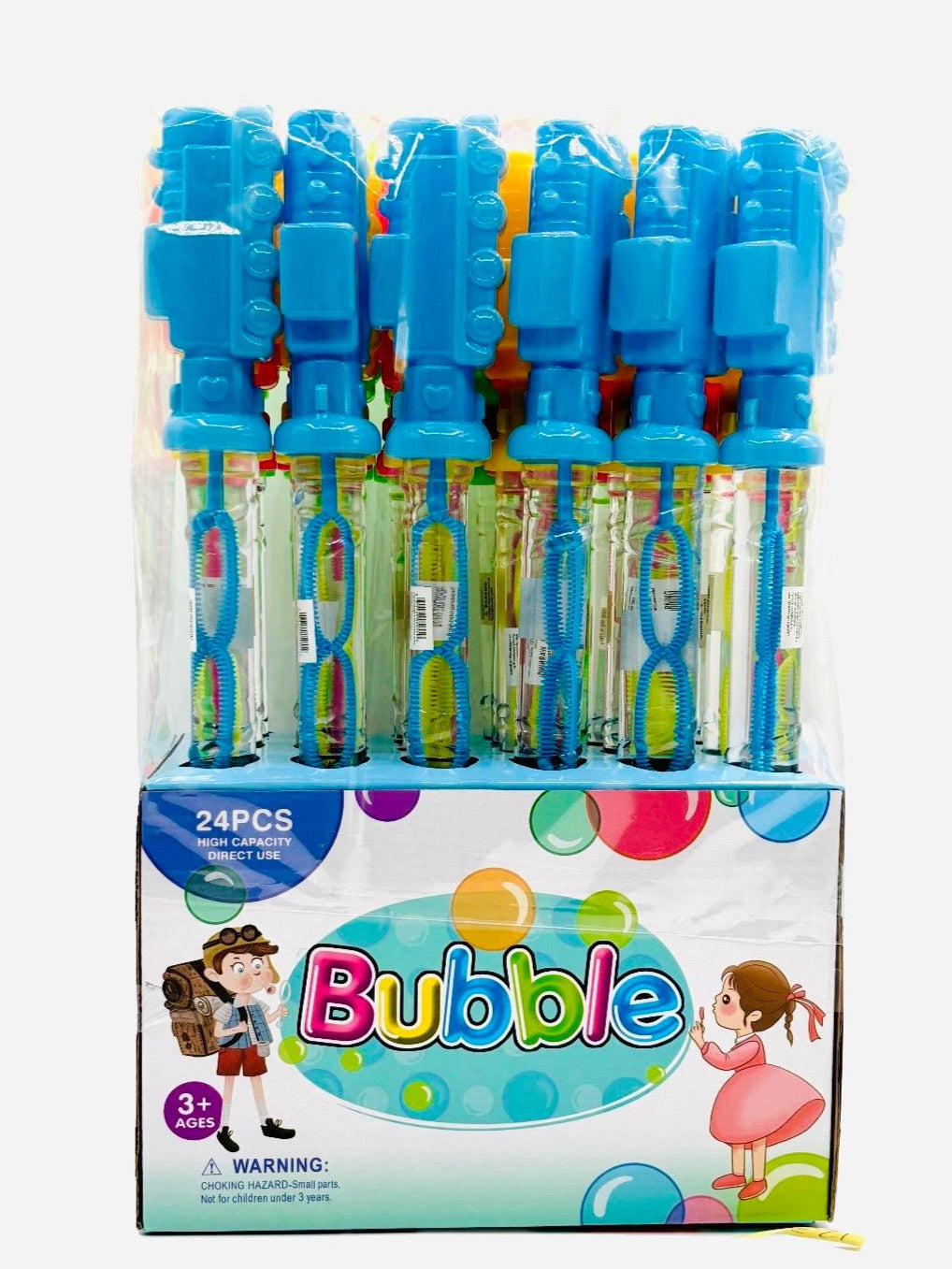 24-Pack Bubble Stick Train Toys for Kids - Fun Outdoor Party Favors, Birthday Gifts & Summer Playtime Activities