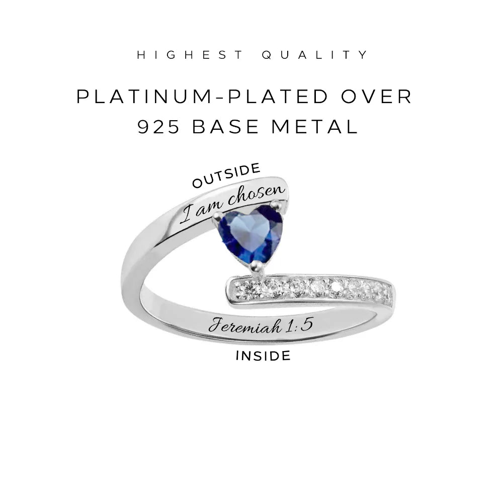 Engraved Interlaced Heart Ring - Personalized Sterling Silver Couple Ring for Anniversary, Valentine's Day Gift - Romantic Jewelry for Her/Him - Perfect for Weddings, Engagements & Special Occasions
