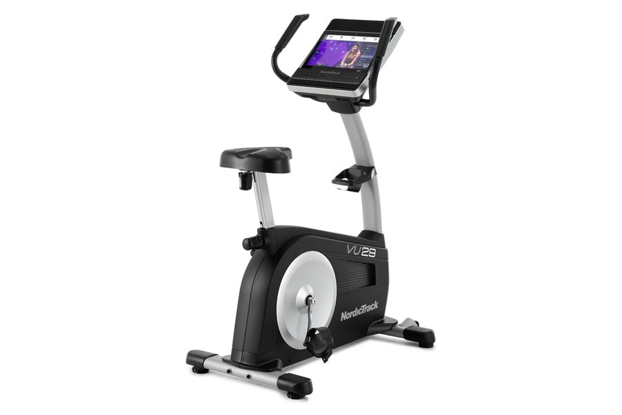NordicTrack Commercial VU 29 Upright Exercise Bike - Indoor Cycling Bike for Home Gym with 29