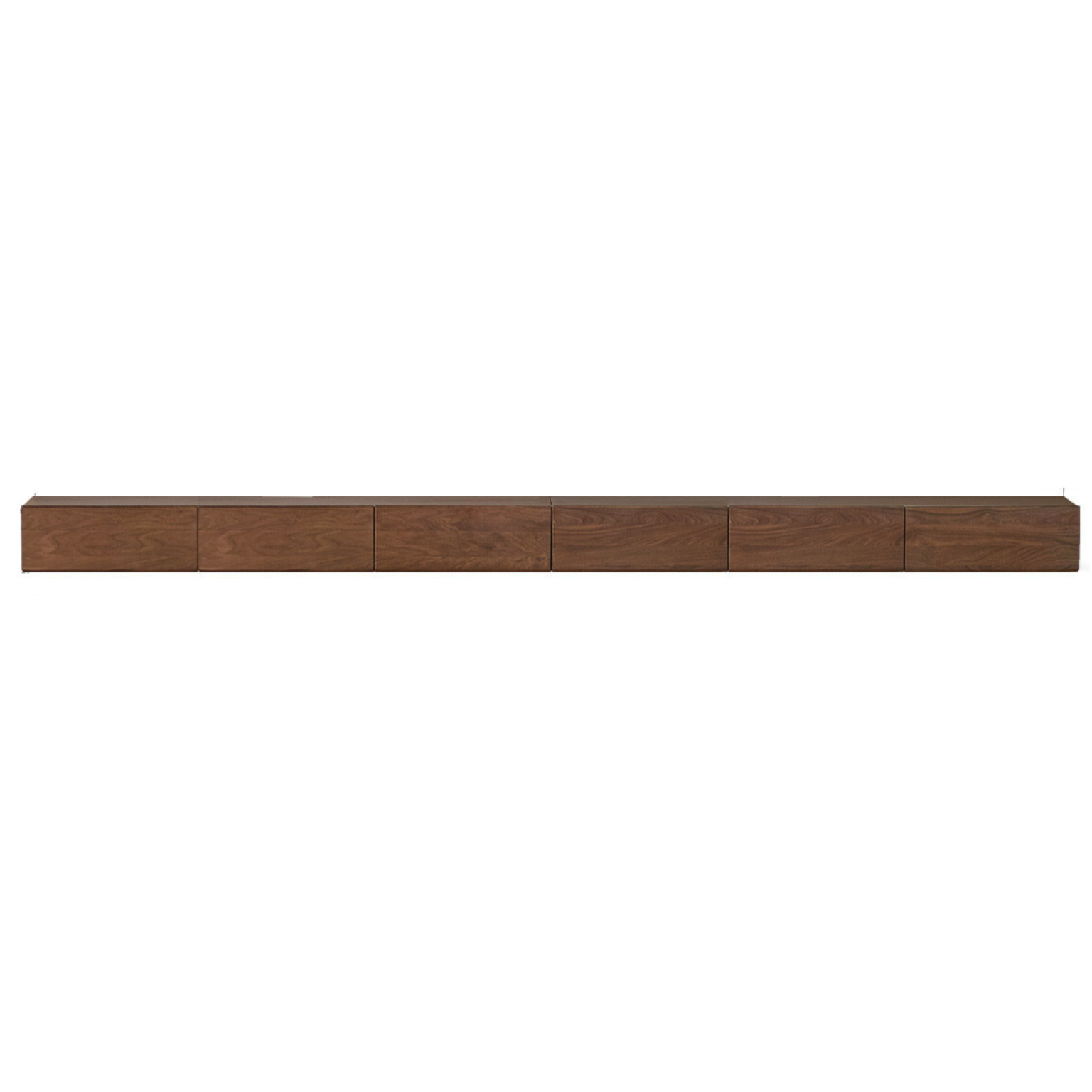 118.1x11.8x8.2 inch / 300x30x21.5 cm / Rich Dark Walnut color / TV cabinet independent Left style 1.5 meters + right style 1.5 meters