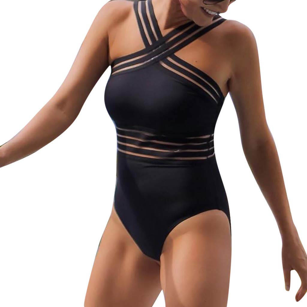 Women's Plus Size Tankini Swimsuit Set - Push Up Bikini Top & Bottom 2 Piece Swimwear | Beach Vacation, Pool Party, Summer Water Activities