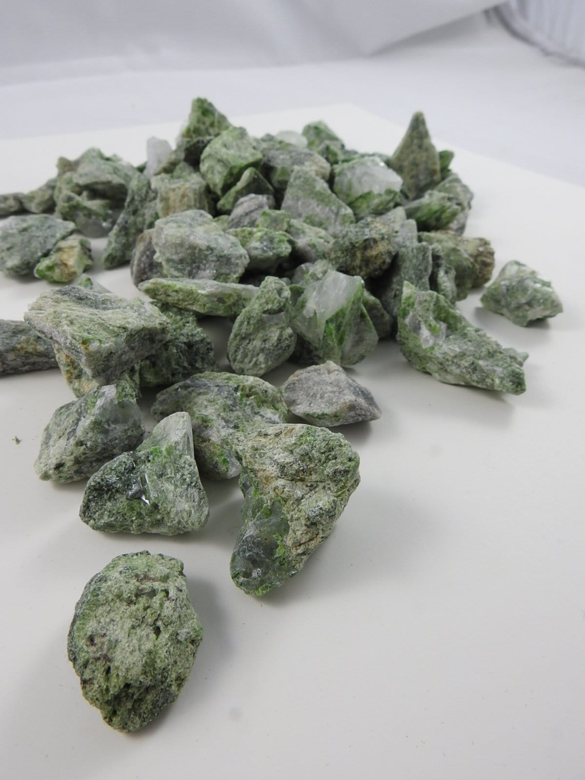 Natural Diopside Gemstone - 2.75 lb Bulk Lot | Wholesale Closeout Sale for Jewelry Making, Crystal Healing & Mineral Collection