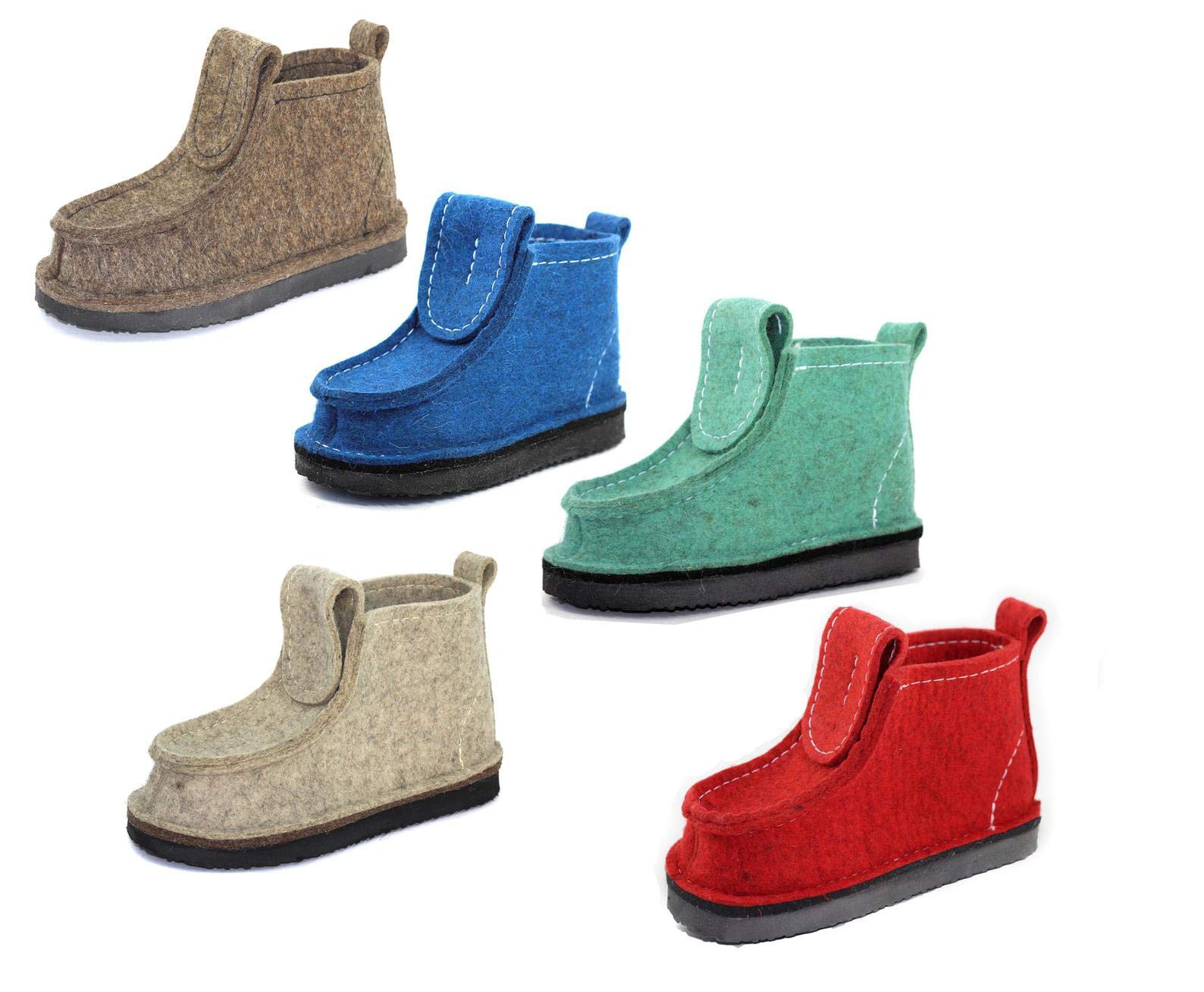 Russian Valenki Winter Felt Boots for Women & Men - Traditional Wool Snow Boots for Extreme Cold Weather - Perfect for Snowshoeing, Ice Fishing & Winter Hiking