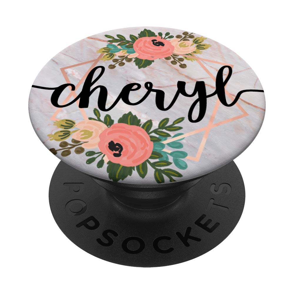 Cheryl Floral Rose Wreath PACH164 PopSockets PopGrip - Interchangeable Phone & Tablet Stand with Swappable Base | Perfect for iPhone, Samsung, iPad & More | Great Gift for Birthdays, Holidays & Everyday Use