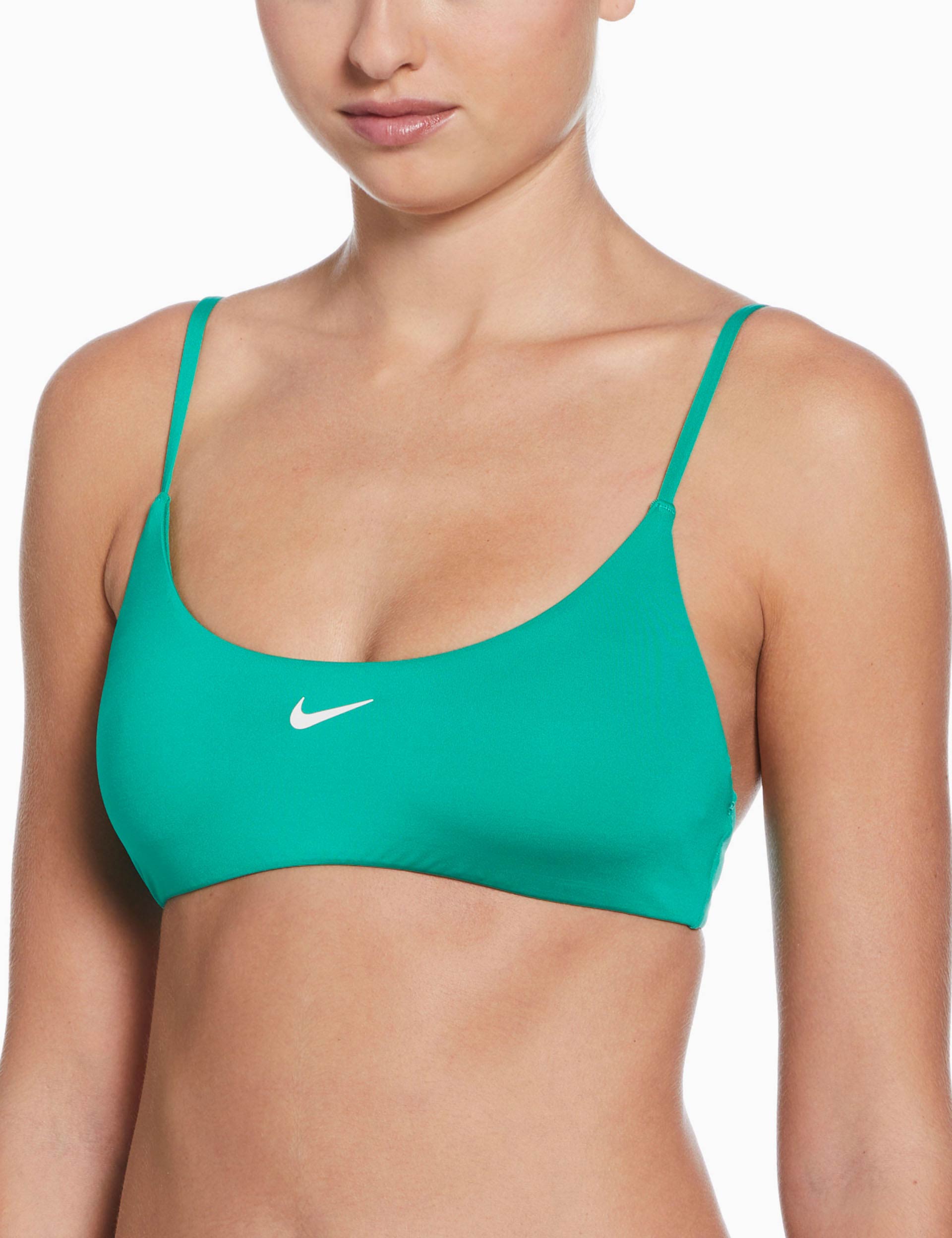 Effortless Essential Bralette Bikini Top - Comfortable Wireless Bra for Women, Soft Stretchy Fabric, Stadium Green - Perfect for Beach, Pool, Yoga & Lounge Wear