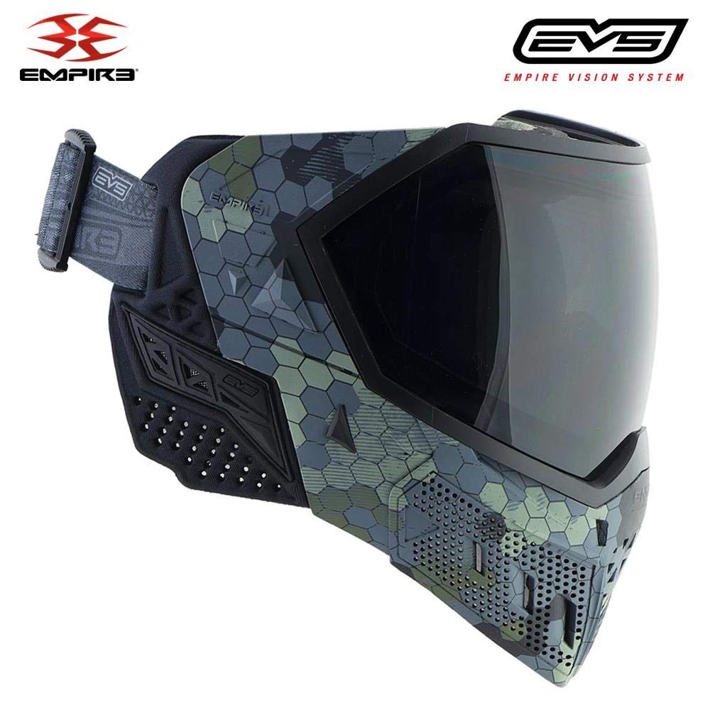 Empire Empi-21 Full Face Airsoft Mask - Tactical Paintball Goggles with Anti-Fog Lens for Airsoft, Paintball & Outdoor Sports | Perfect for CQB, MilSim & Airsoft Battles