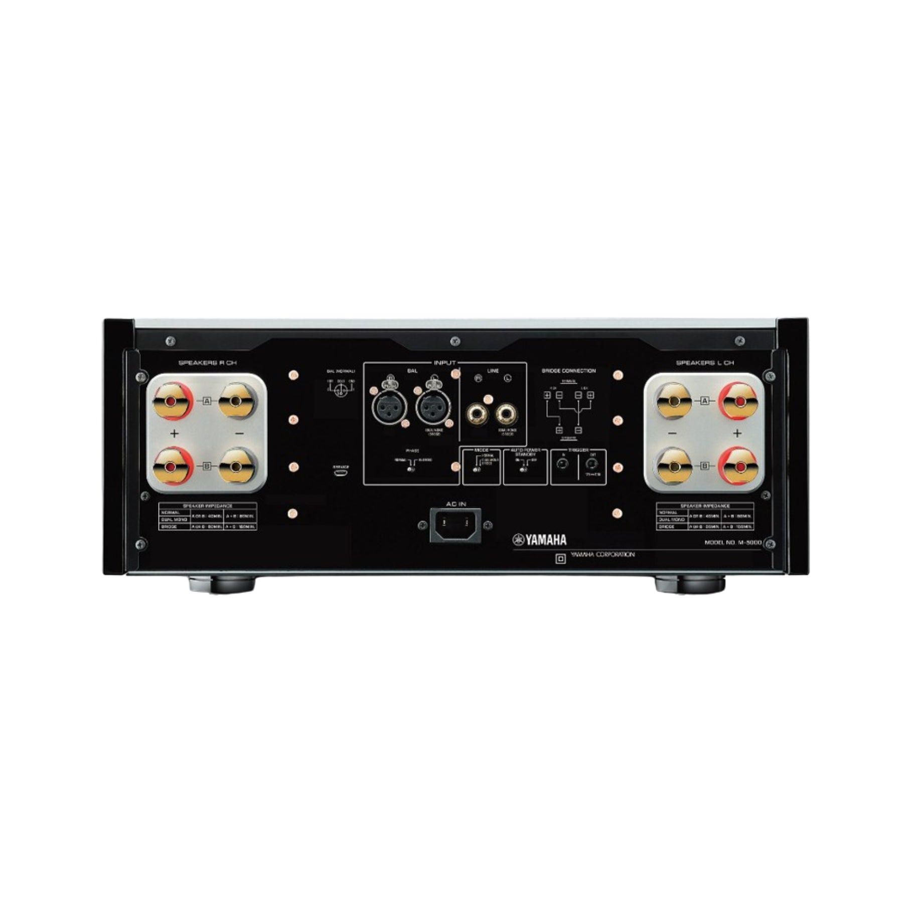 Yamaha M5000 Professional Power Amplifier - High-Performance Audio for Home Theater, Studio & Live Sound Systems