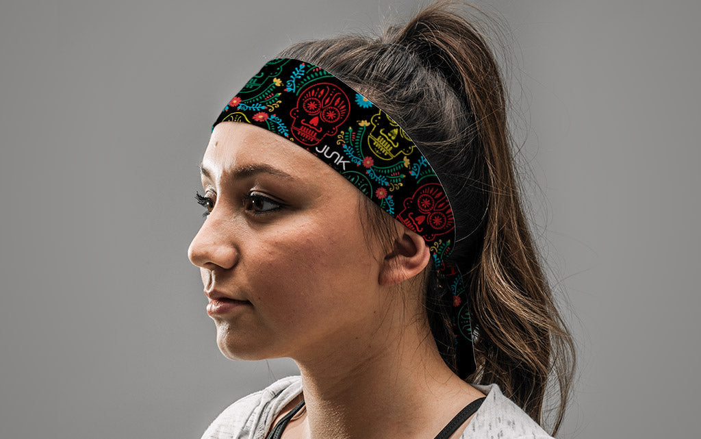 Juarez Flex Tie Headband - Adjustable Non-Slip Hair Band for Women & Girls - Perfect for Workouts, Yoga, Running, and Everyday Use