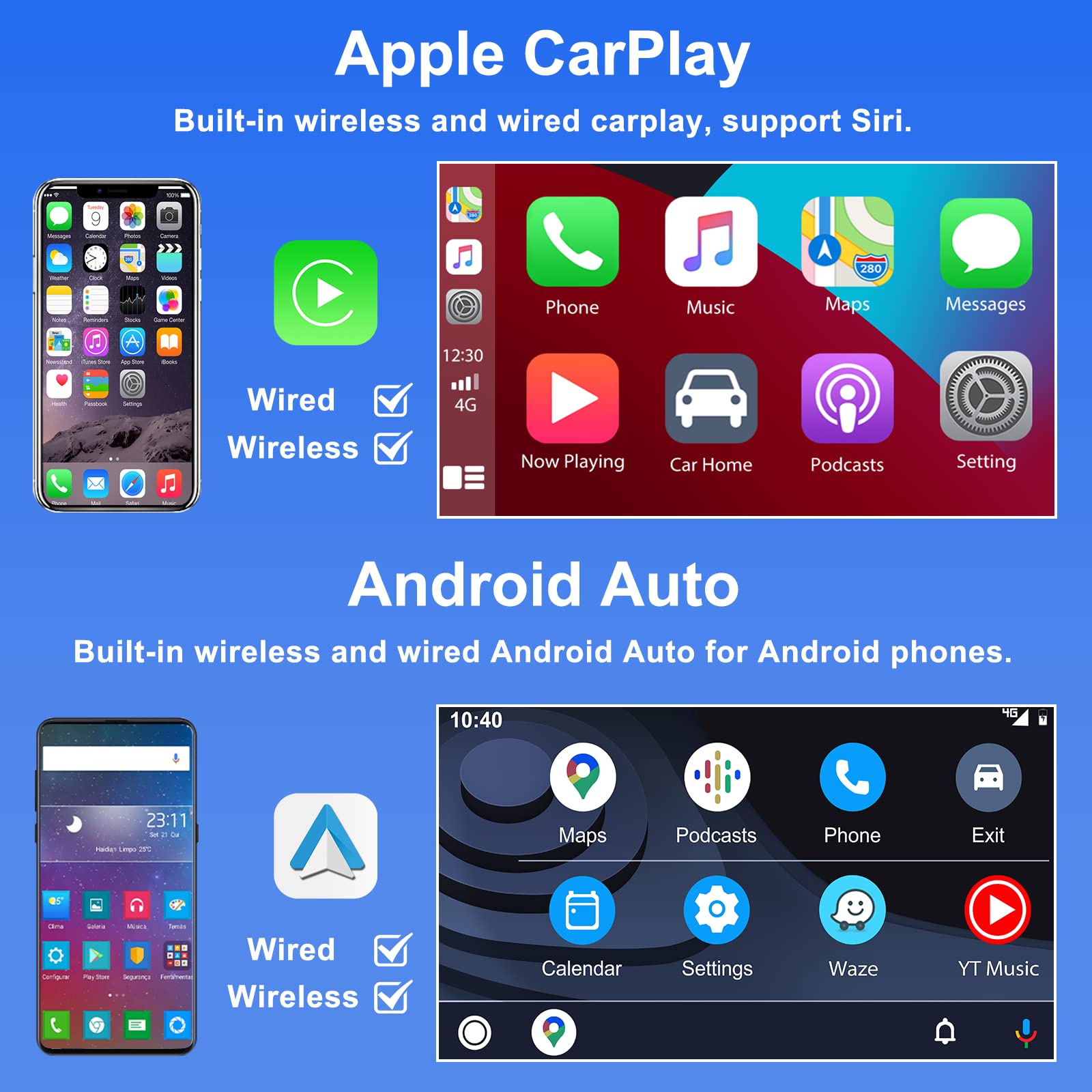 2+64GB Android 13 Car Stereo for Honda Civic 2001-2005 - 9