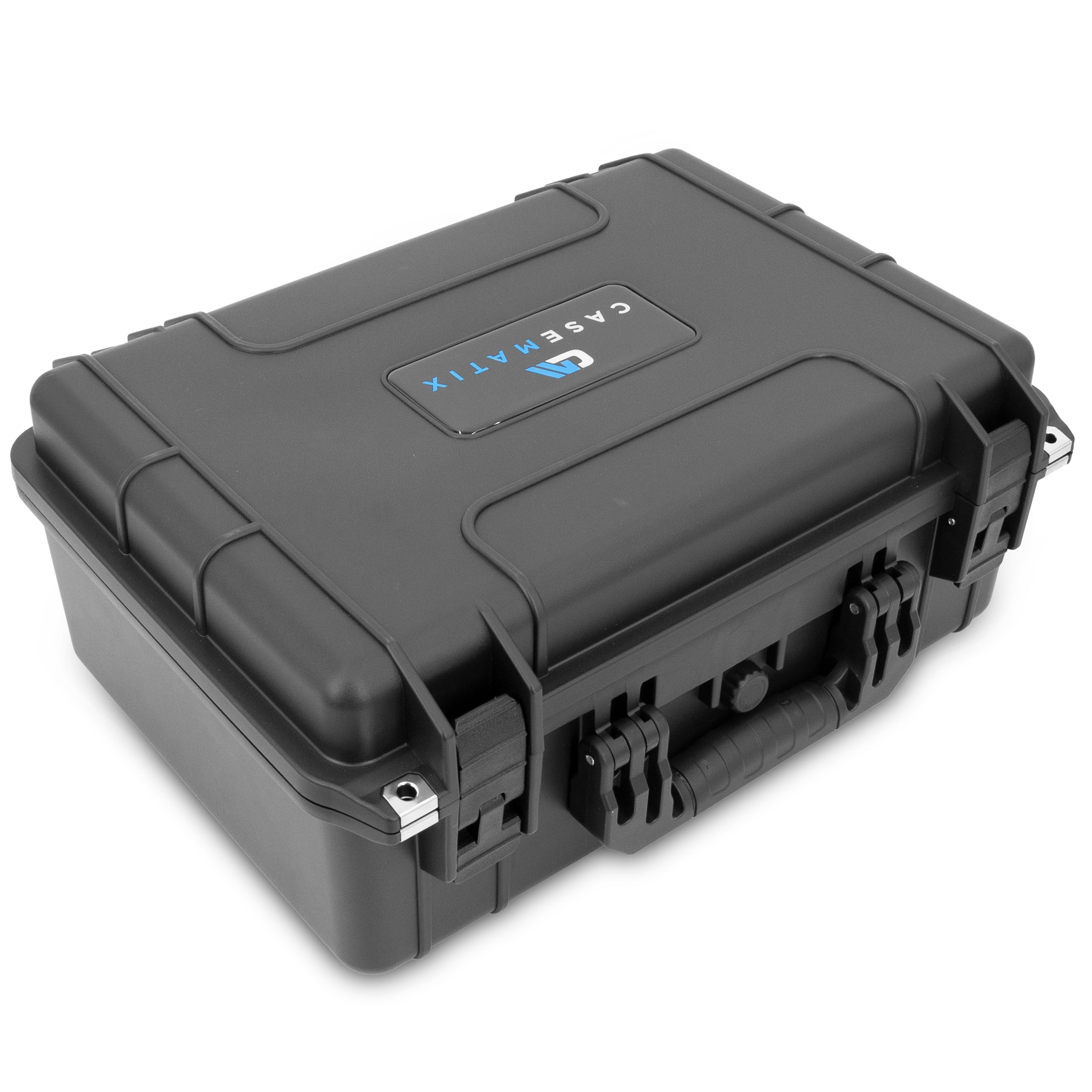 CASEMATIX Waterproof Trading Card Storage Case - Holds 500 Top Loader Cards with Airtight Seal & Adjustable Dividers - Perfect for Collectors, Sports Cards, and Gaming Cards Protection
