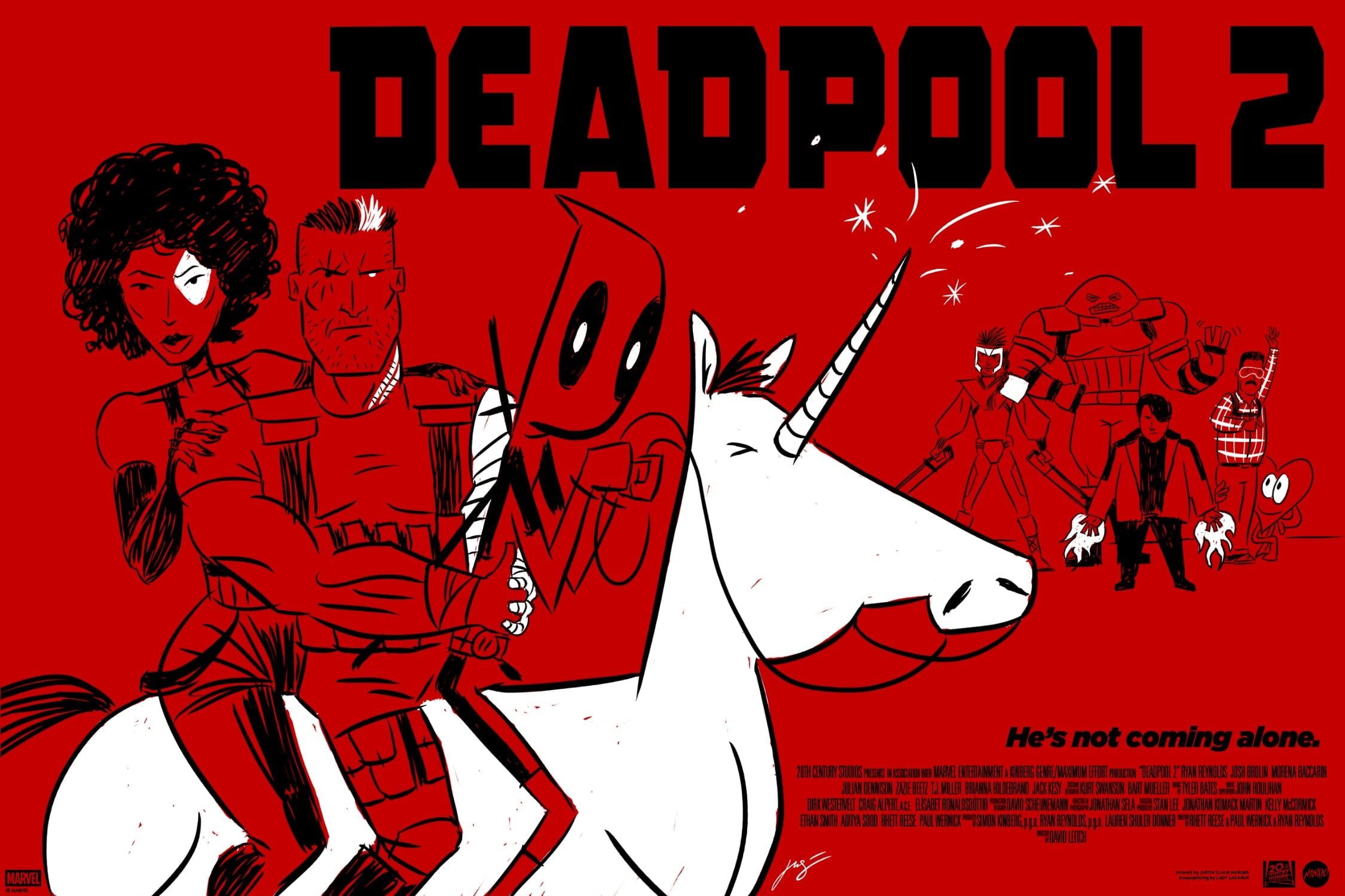 Deadpool 2 Movie Poster - Premium Quality Wall Art for Home, Office & Theater Decor - Perfect for Marvel Fans & Comic Book Collectors