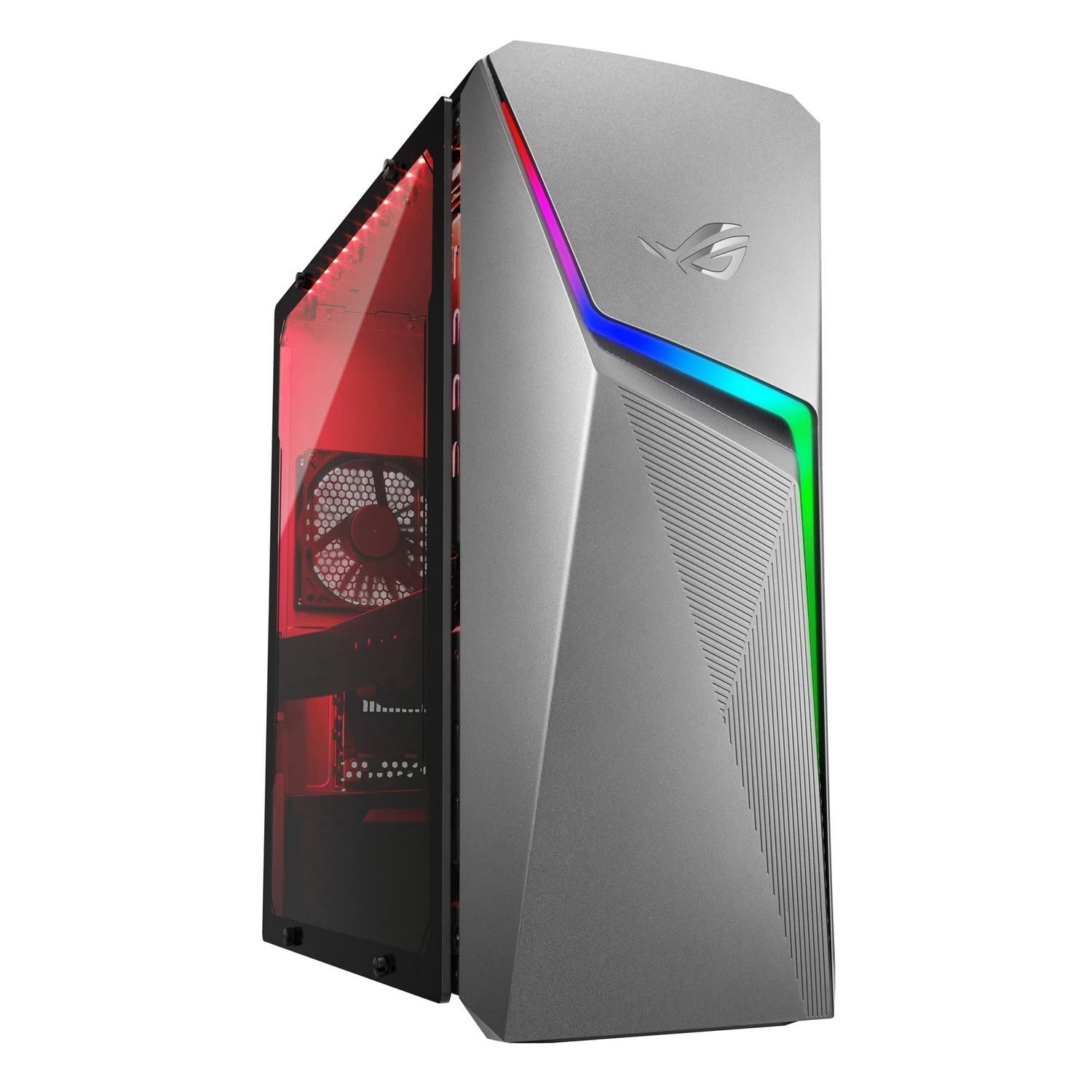 ASUS ROG Strix GL10 Gaming PC (2022) - AMD Ryzen 5 3600X 6-Core, NVIDIA GTX 1660 Ti 6GB, 16GB RAM, 1TB NVMe SSD, WiFi 6, Windows 11 - Powerful Desktop Computer for Gaming, Streaming & Content Creation