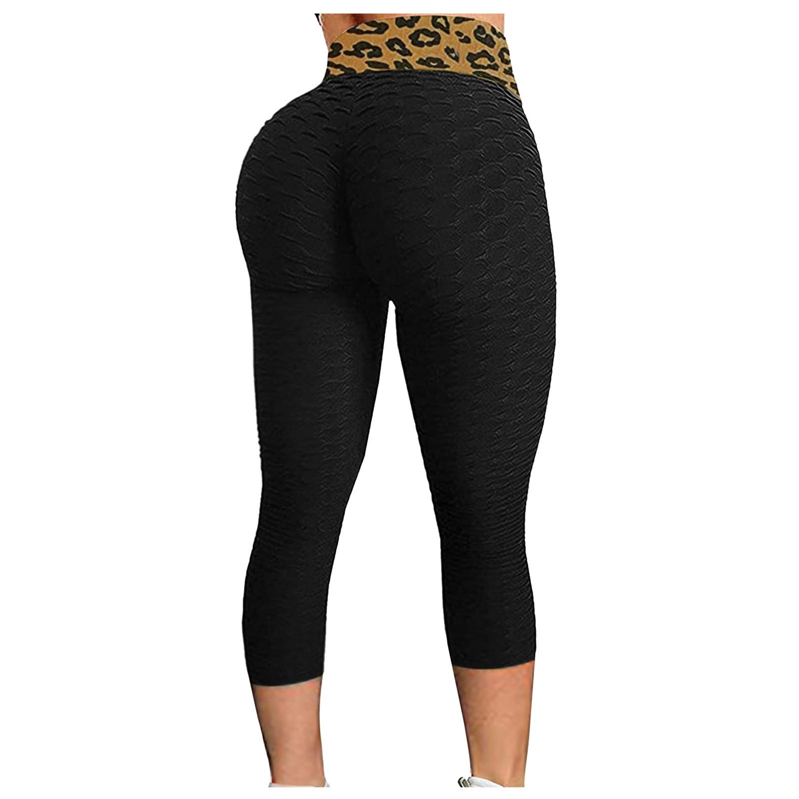 **Women's Plus Size High Waist Yoga Pants - Fashion Print Patterned Tights for Casual & Sport Wear - Comfortable Workout Leggings for Gym, Running, Lounge**