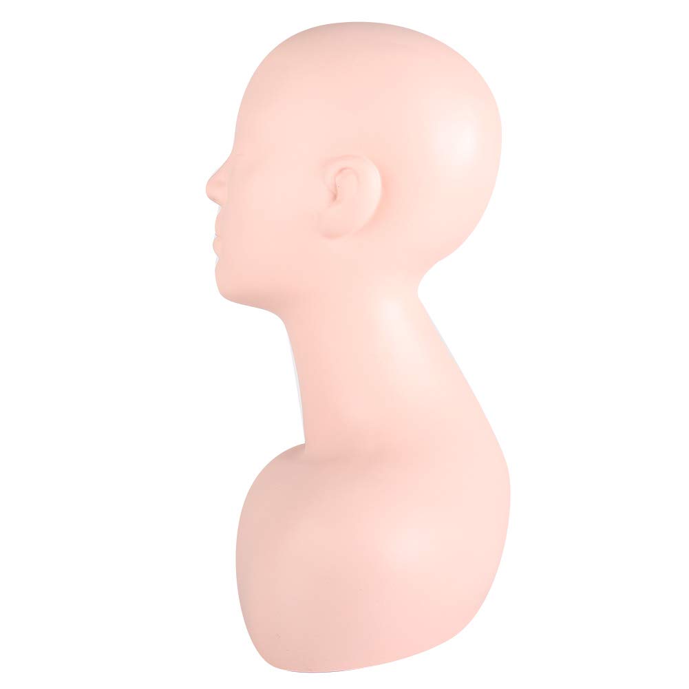 Sturdy Durable Wig Stand & Lash Mannequin Head - Life-Size Reusable Multi-Function Display for Microblading, Makeup Practice & Salon Styling