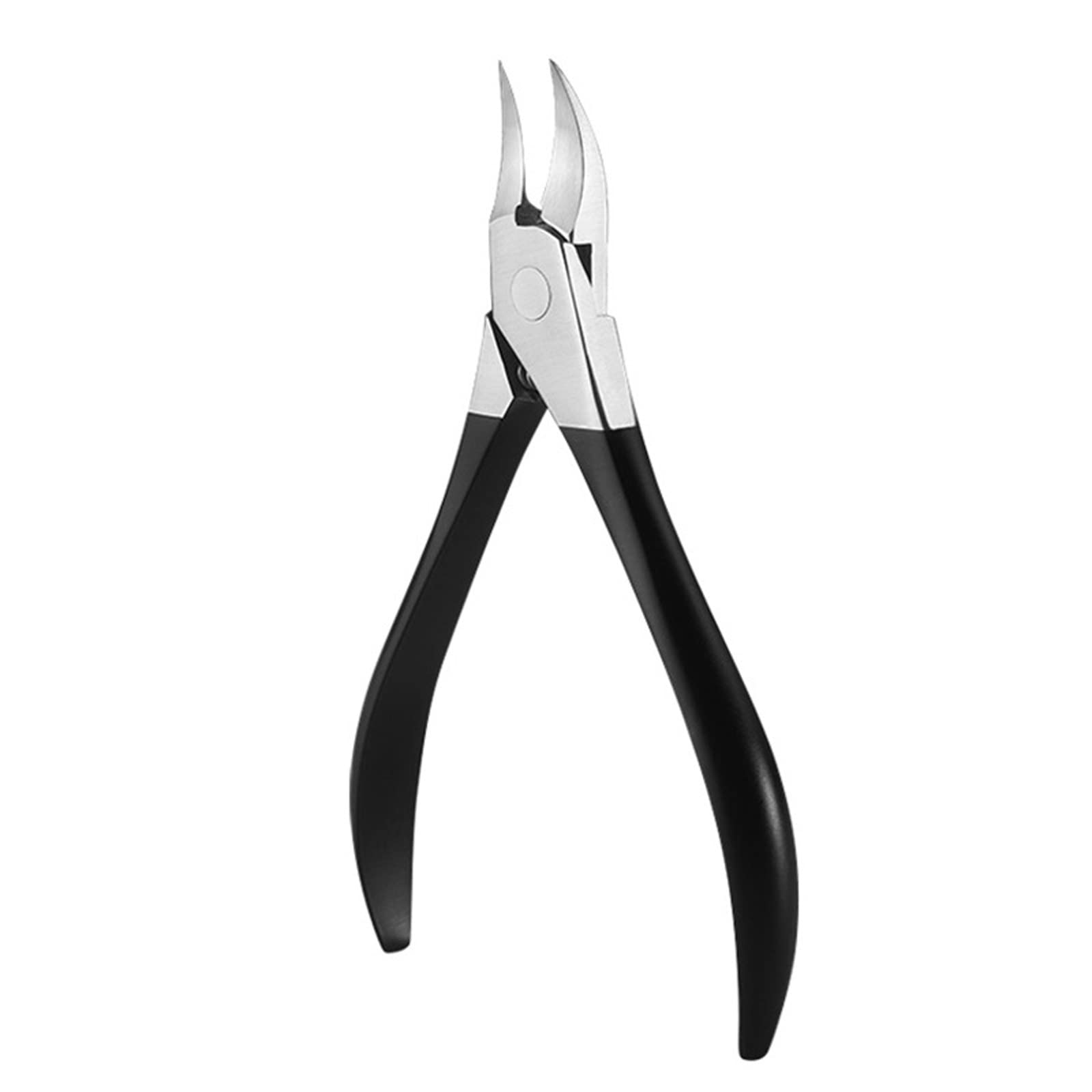 Professional Stainless Steel Cuticle Trimmer & Nail Clipper - Dead Skin Nipper, Manicure Scissors for Nail Art, Pedicure & Grooming | Perfect for Home Salon, Spa & Travel (Black)