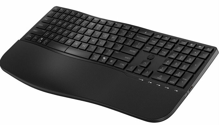 HP 685 Comfort Dual Mode Wireless Keyboard - Bluetooth & USB Connectivity for PC, Laptop, Tablet - Ergonomic Design for Home Office & Gaming Use