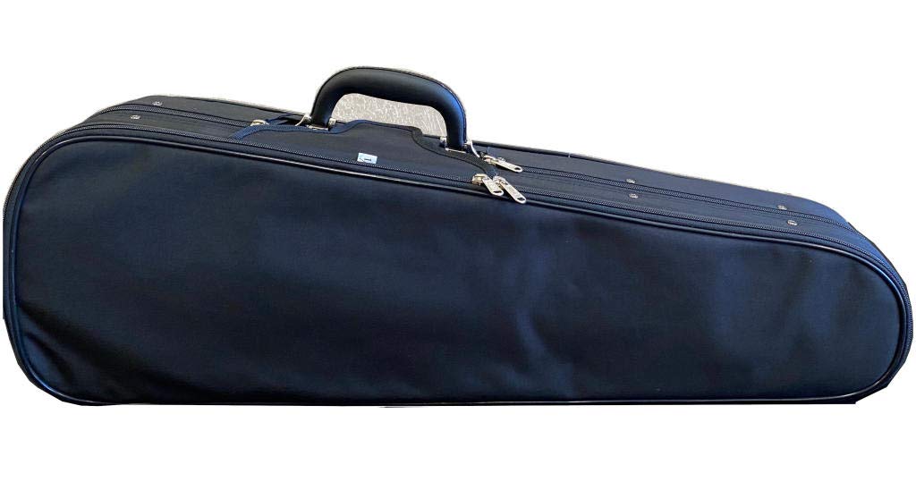 Vio Music® 3/4 Dart-Shaped Lightweight Portable Violin Case with Shoulder Rest Compartment - Perfect for Travel, School & Outdoor Practice