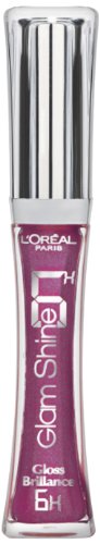 L'Oreal Paris Glam Shine 6-Hour Long-Lasting Lip Gloss - Shade 209 Irresistible Grape | Hydrating, Non-Sticky Lip Gloss for Everyday Wear & Special Occasions