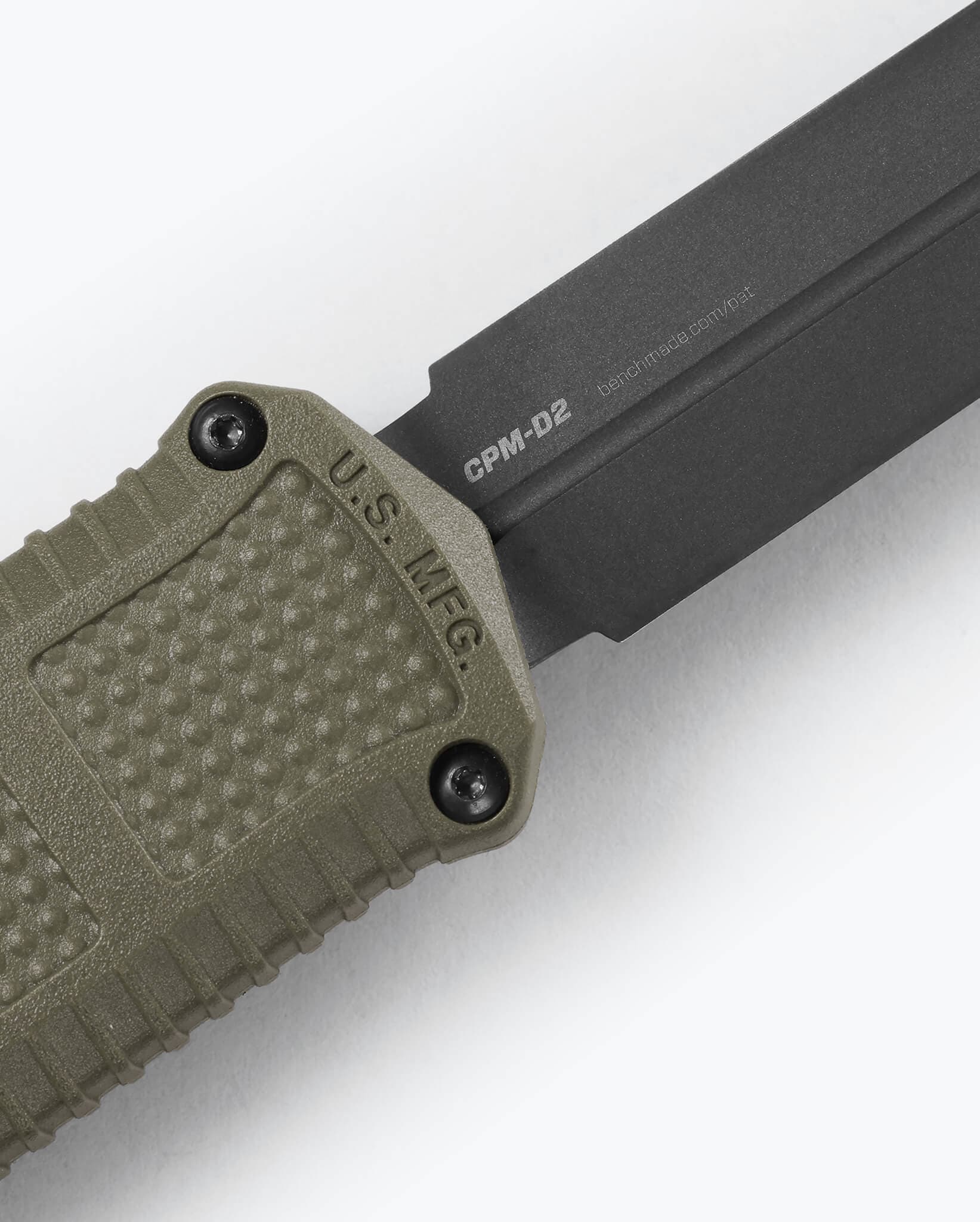 Claymore OTF Automatic Knife - Ranger Green Grivory Handle - Tactical Dagger for Outdoor Survival, Camping & Self Defense | Premium EDC Pocket Knife
