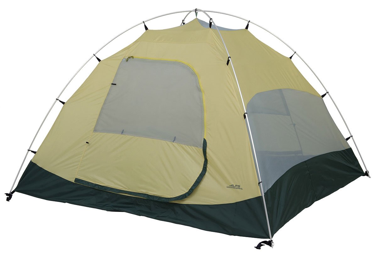 ALPS Mountaineering Meramac Outfitter Tent - 4 Person Camping Tent for Outdoor Adventures, Hiking & Backpacking - Lightweight, Waterproof & Durable for All-Weather Use